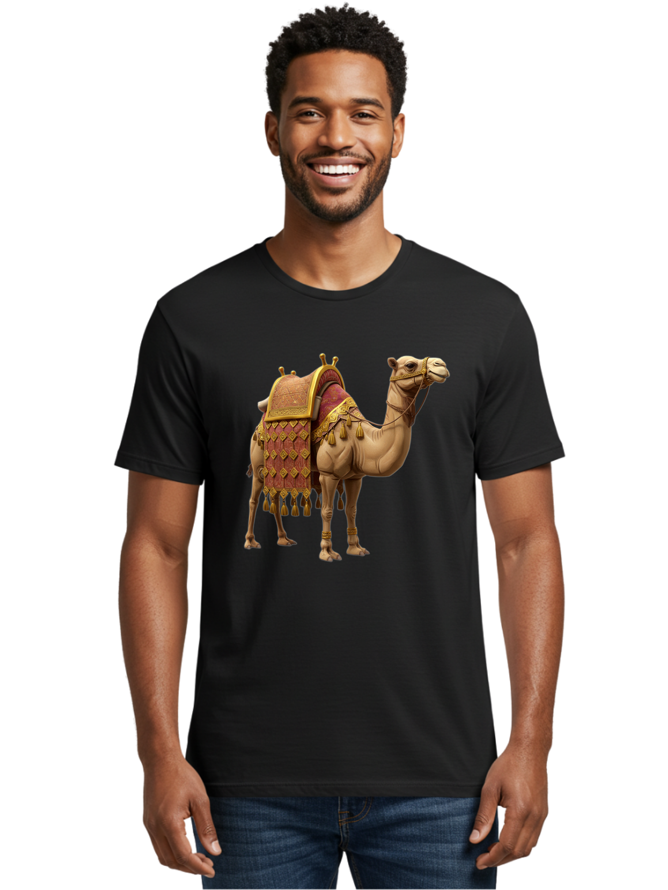 Camel-2 Men'S Graphic Tee, 100% Cotton, Comfortable Casual Summer Wear, Machine Washable, Vintage Camera, Old Camera, Antique Camera, Black Camera, Classic Photography, Photography Equipment, Nostalgic Device, Film Camera, Camera Art Bag240