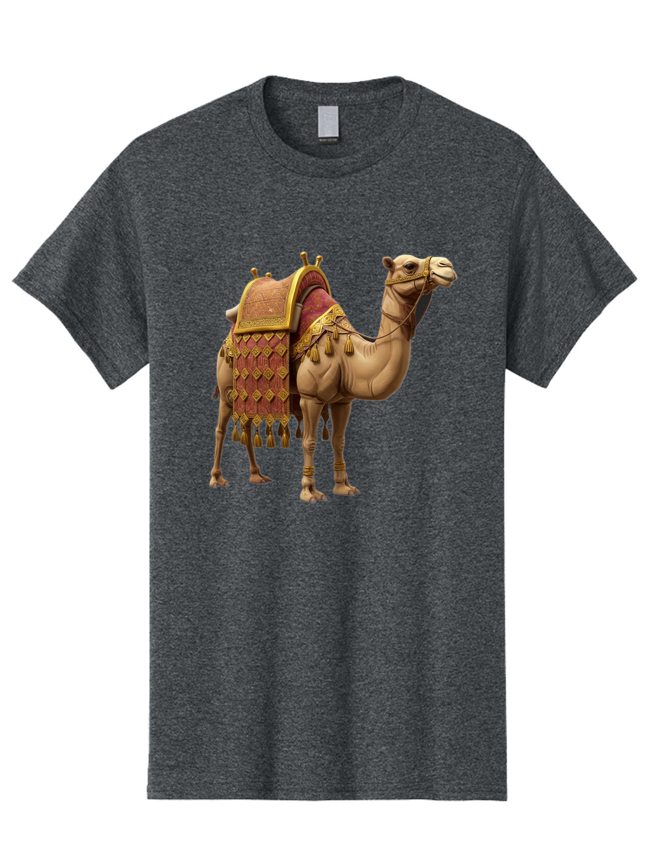 Camel-2 Men'S Graphic Tee, 100% Cotton, Comfortable Casual Summer Wear, Machine Washable, Vintage Camera, Old Camera, Antique Camera, Black Camera, Classic Photography, Photography Equipment, Nostalgic Device, Film Camera, Camera Art Bag240