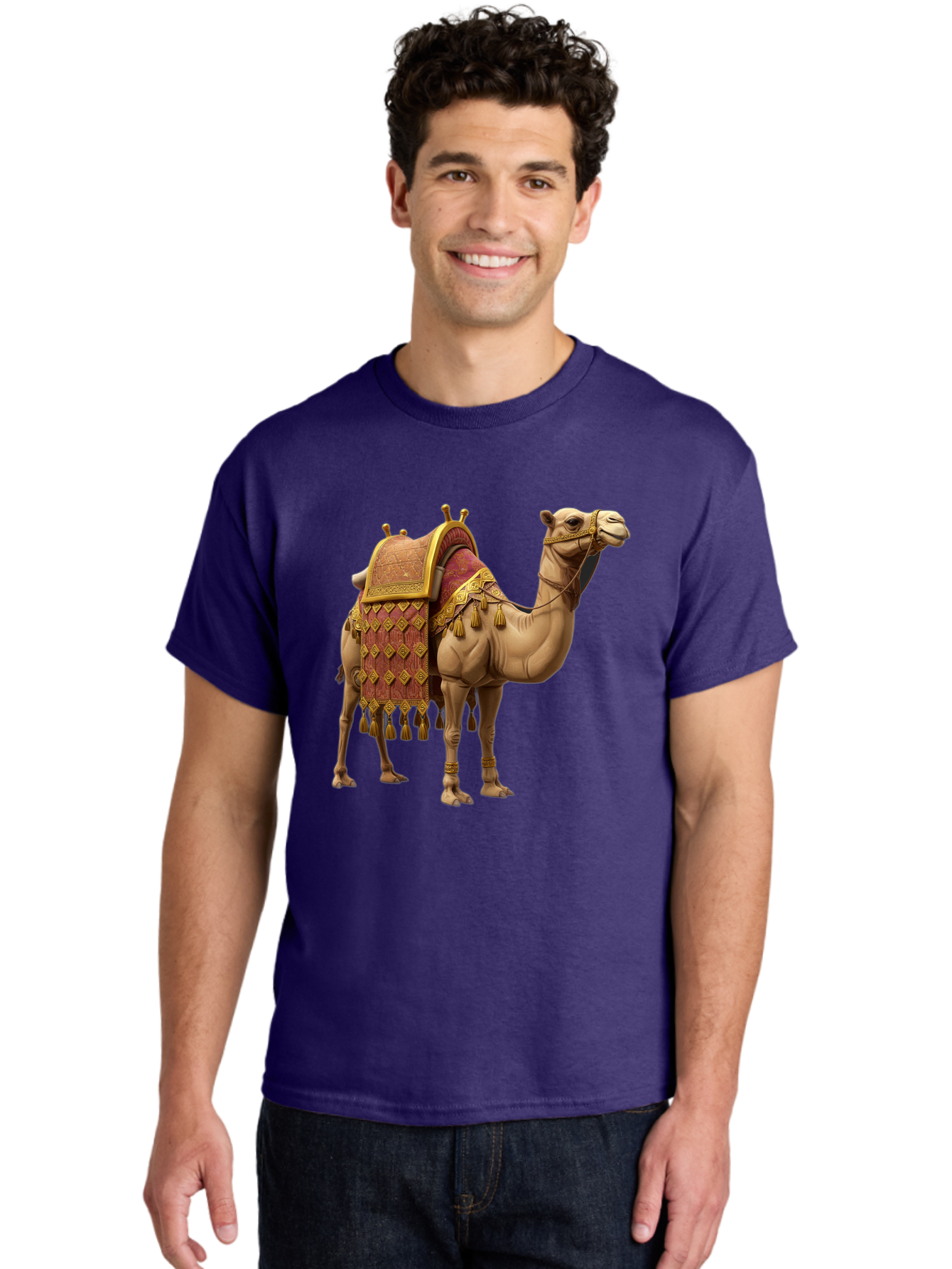 Camel-2 Men'S Graphic Tee, 100% Cotton, Comfortable Casual Summer Wear, Machine Washable, Vintage Camera, Old Camera, Antique Camera, Black Camera, Classic Photography, Photography Equipment, Nostalgic Device, Film Camera, Camera Art Bag240