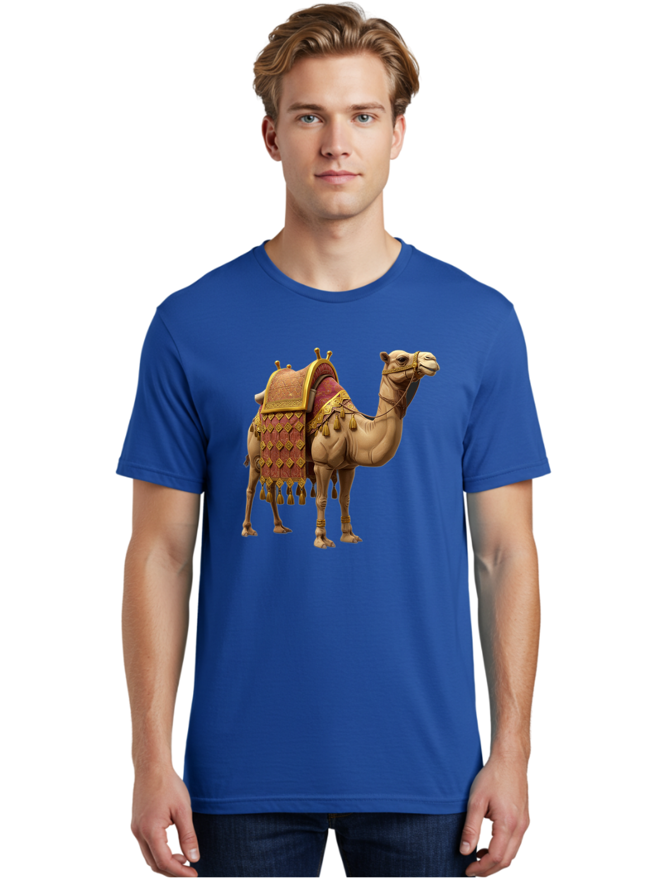 Camel-2 Men'S Graphic Tee, 100% Cotton, Comfortable Casual Summer Wear, Machine Washable, Vintage Camera, Old Camera, Antique Camera, Black Camera, Classic Photography, Photography Equipment, Nostalgic Device, Film Camera, Camera Art Bag240