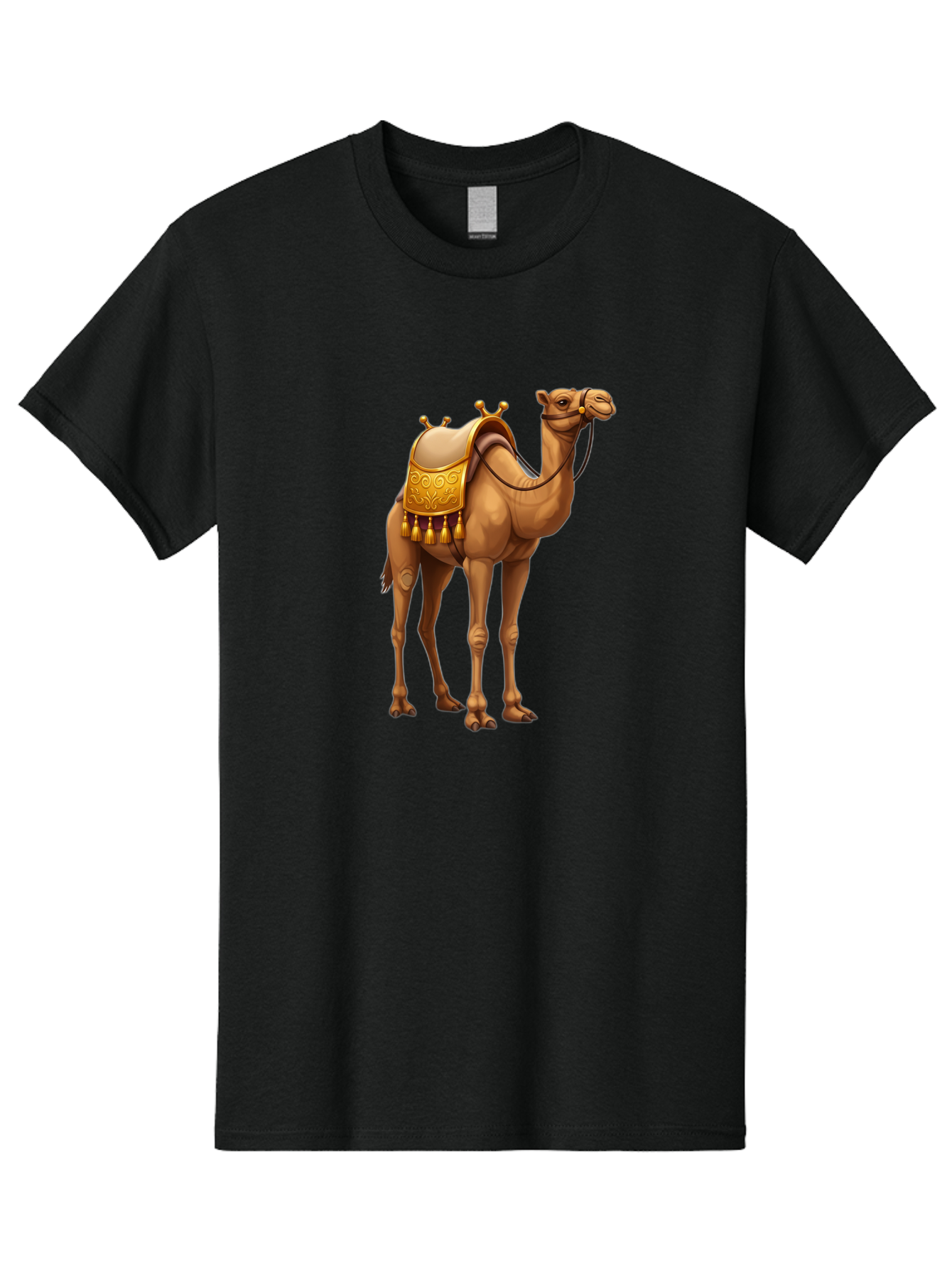 Camel Men'S Graphic Tee, 100% Cotton, Comfortable Casual Summer Wear, Machine Washable, Vintage Camera, Old Camera, Antique Camera, Black Camera, Classic Photography, Photography Equipment, Nostalgic Device, Film Camera, Camera Art Bag243