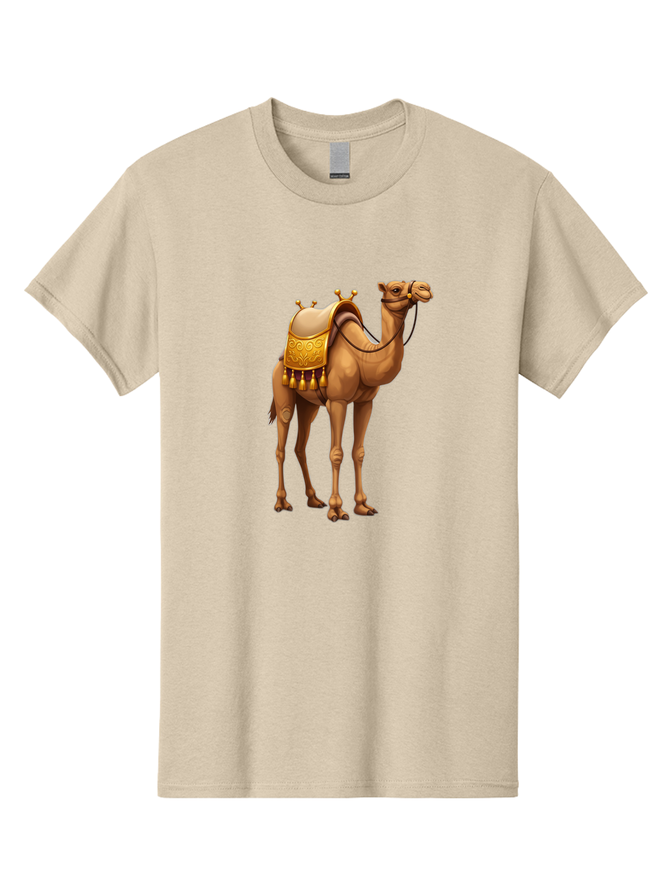 Camel Men'S Graphic Tee, 100% Cotton, Comfortable Casual Summer Wear, Machine Washable, Vintage Camera, Old Camera, Antique Camera, Black Camera, Classic Photography, Photography Equipment, Nostalgic Device, Film Camera, Camera Art Bag243