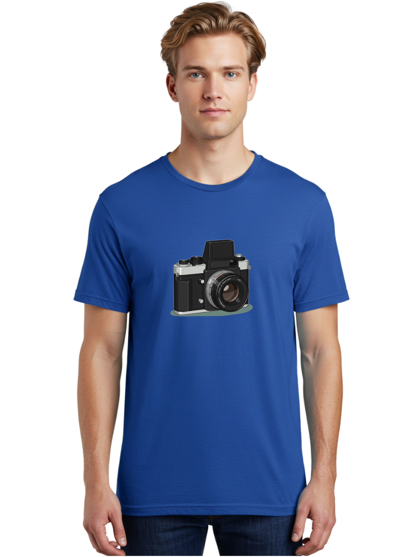 Camera Men'S Graphic Tee, 100% Cotton, Comfortable Casual Summer Wear, Machine Washable, Vintage Camera, Old Camera, Antique Camera, Black Camera, Classic Photography, Photography Equipment, Nostalgic Device, Film Camera, Camera Art Bag246