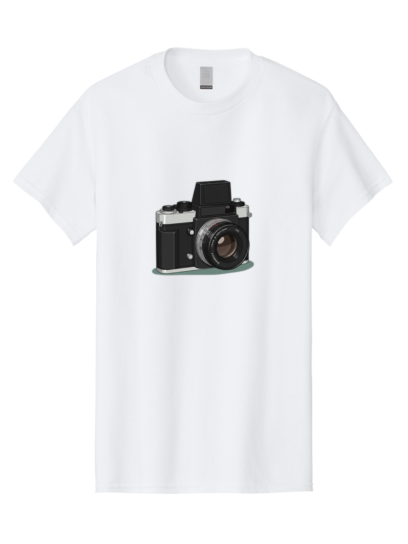 Camera Men'S Graphic Tee, 100% Cotton, Comfortable Casual Summer Wear, Machine Washable, Vintage Camera, Old Camera, Antique Camera, Black Camera, Classic Photography, Photography Equipment, Nostalgic Device, Film Camera, Camera Art Bag246