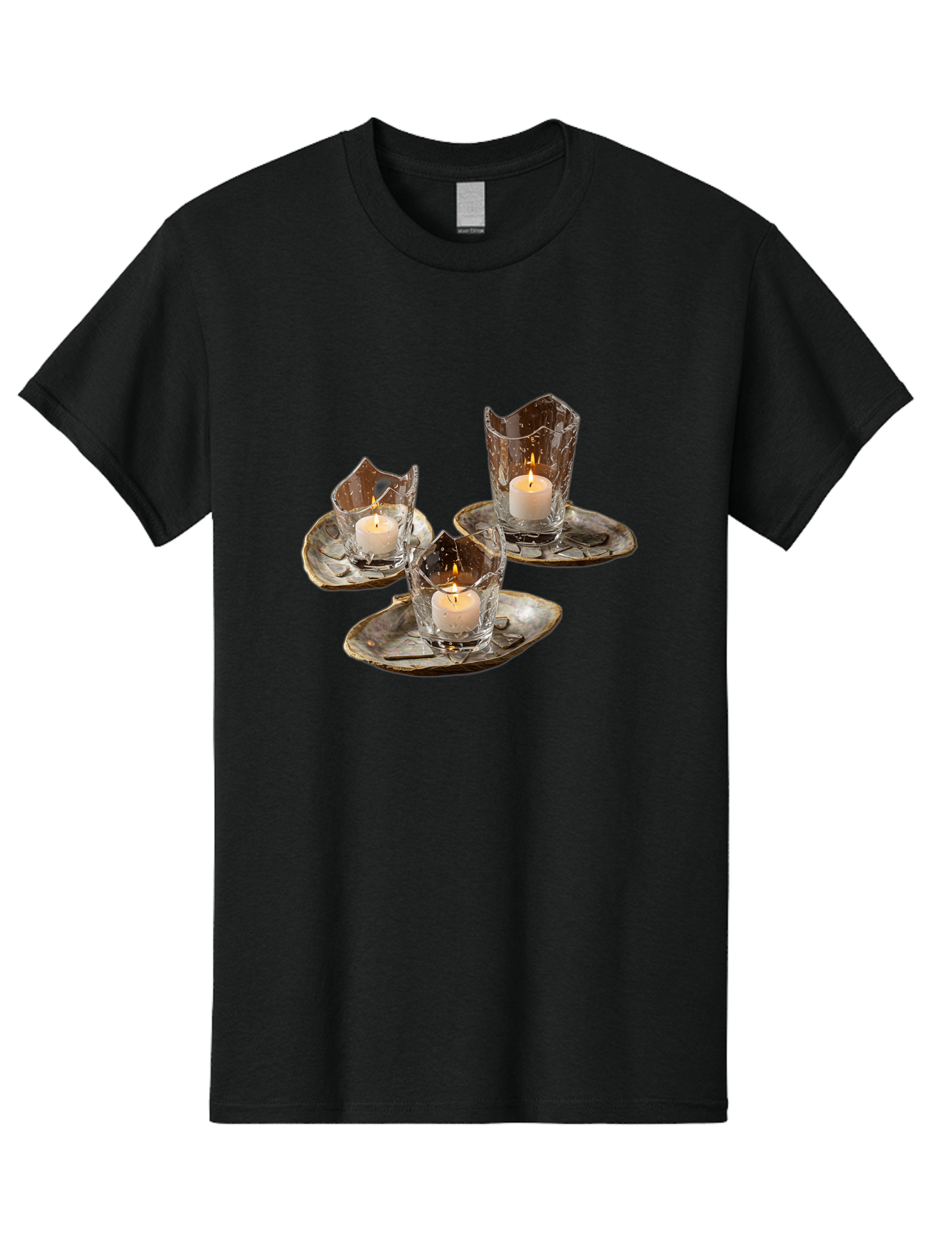 Candle-Holders-With-Tea-Lights Men'S Graphic Tee, 100% Cotton, Comfortable Casual Summer Wear, Machine Washable, Vintage Camera, Old Camera, Antique Camera, Black Camera, Classic Photography, Photography Equipment, Nostalgic Device, Bag253