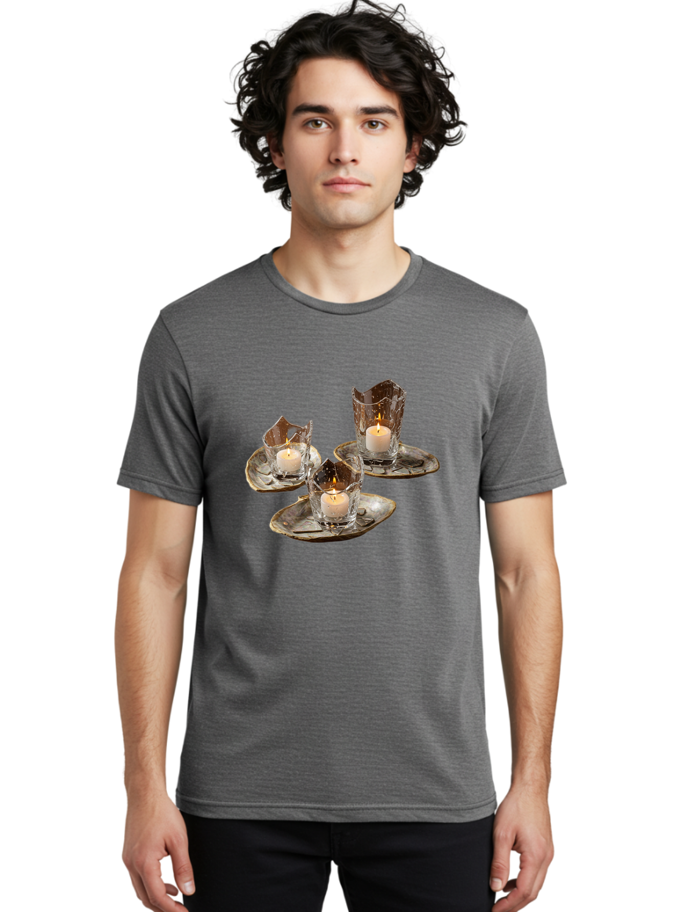 Candle-Holders-With-Tea-Lights Men'S Graphic Tee, 100% Cotton, Comfortable Casual Summer Wear, Machine Washable, Vintage Camera, Old Camera, Antique Camera, Black Camera, Classic Photography, Photography Equipment, Nostalgic Device, Bag253