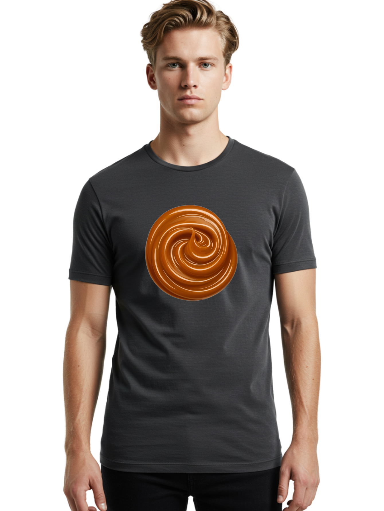Chocolate-Swirl Men'S Graphic Tee, 100% Cotton, Comfortable Casual Summer Wear, Machine Washable, Vintage Camera, Old Camera, Antique Camera, Black Camera, Classic Photography, Photography Equipment, Nostalgic Device, Film Camera, Camera Art Bag289