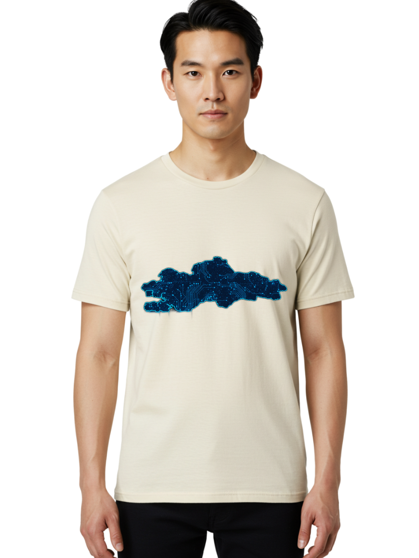 Circuit-Board-Map Men'S Graphic Tee, 100% Cotton, Comfortable Casual Summer Wear, Machine Washable, Vintage Camera, Old Camera, Antique Camera, Black Camera, Classic Photography, Photography Equipment, Nostalgic Device, Film Camera, Camera Art Bag292