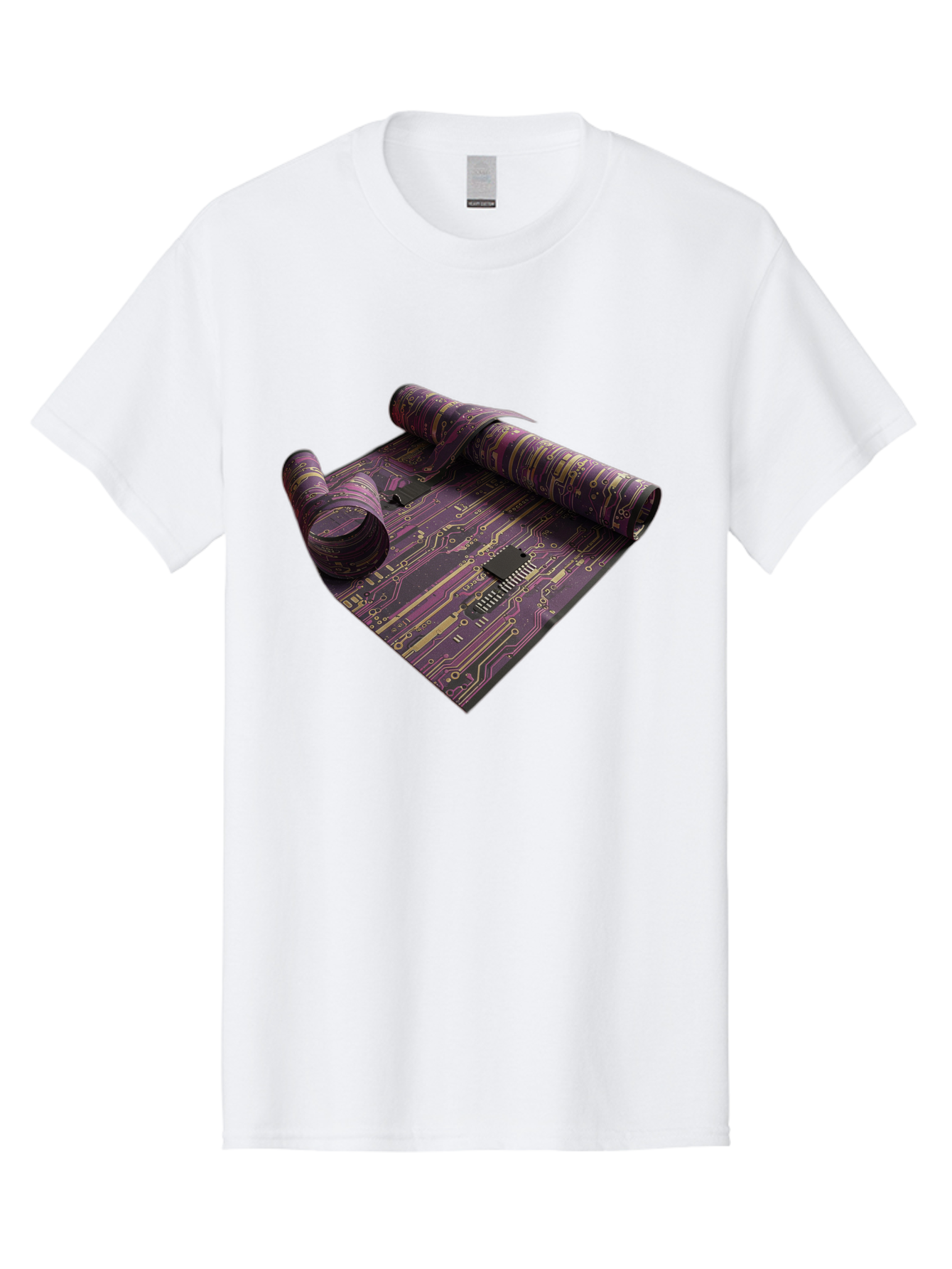 Circuit-Board-Rug Men'S Graphic Tee, 100% Cotton, Comfortable Casual Summer Wear, Machine Washable, Vintage Camera, Old Camera, Antique Camera, Black Camera, Classic Photography, Photography Equipment, Nostalgic Device, Film Camera, Camera Art Bag293