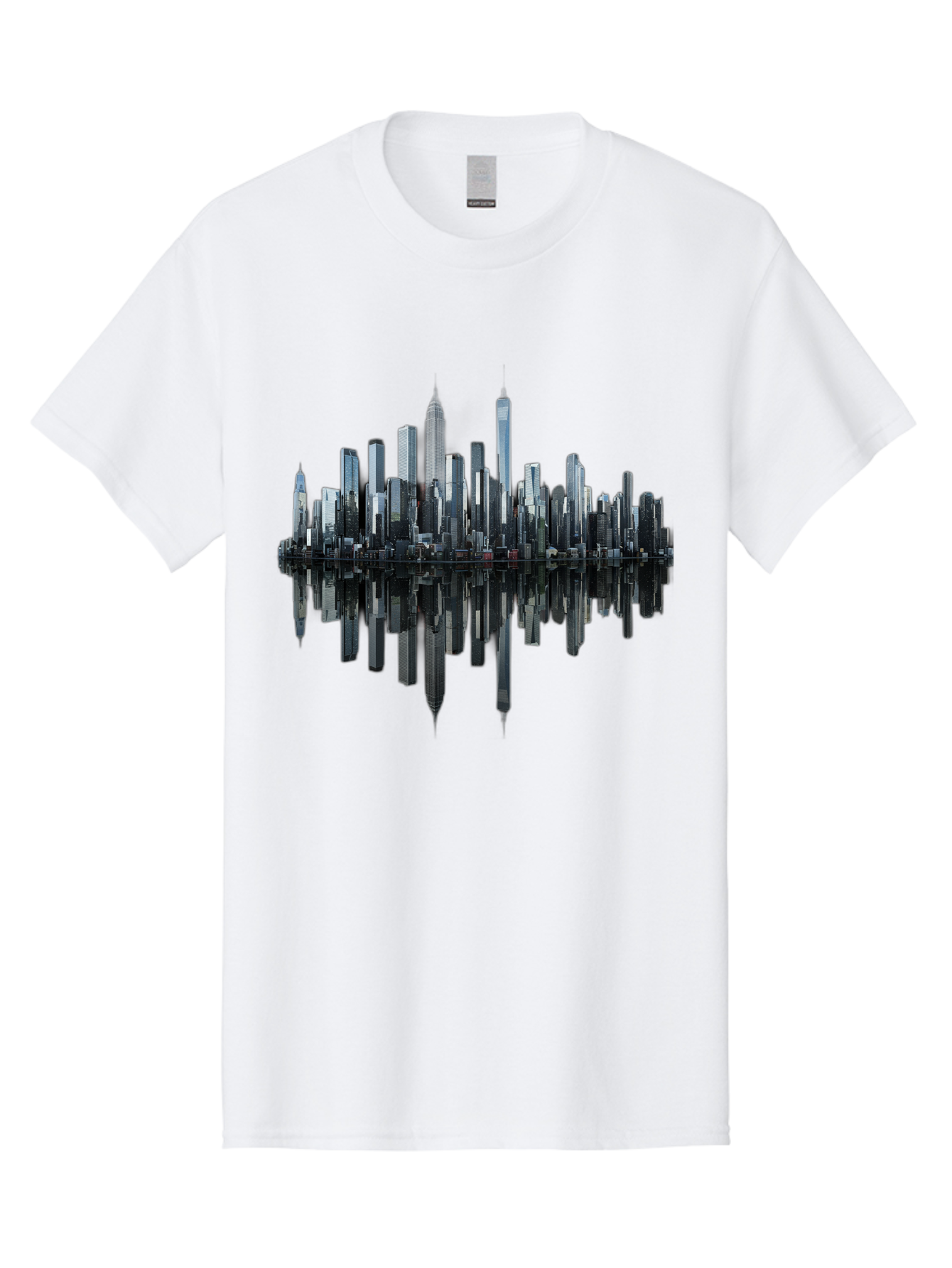 City-Skyline-Sound-Wave Men'S Graphic Tee, 100% Cotton, Comfortable Casual Summer Wear, Machine Washable, Vintage Camera, Old Camera, Antique Camera, Black Camera, Classic Photography, Photography Equipment, Nostalgic Device, Film Camera, Bag297