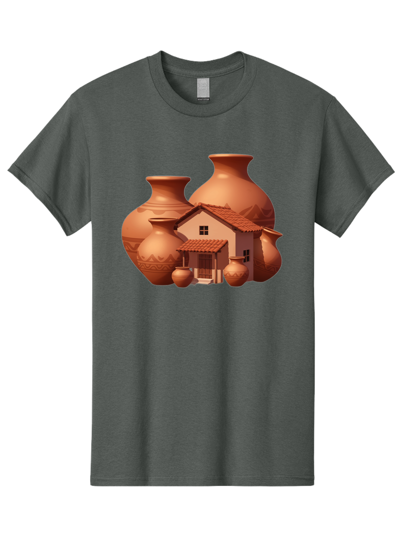 Clay-House-And-Pots Men'S Graphic Tee, 100% Cotton, Comfortable Casual Summer Wear, Machine Washable, Vintage Camera, Old Camera, Antique Camera, Black Camera, Classic Photography, Photography Equipment, Nostalgic Device, Film Camera, Bag300