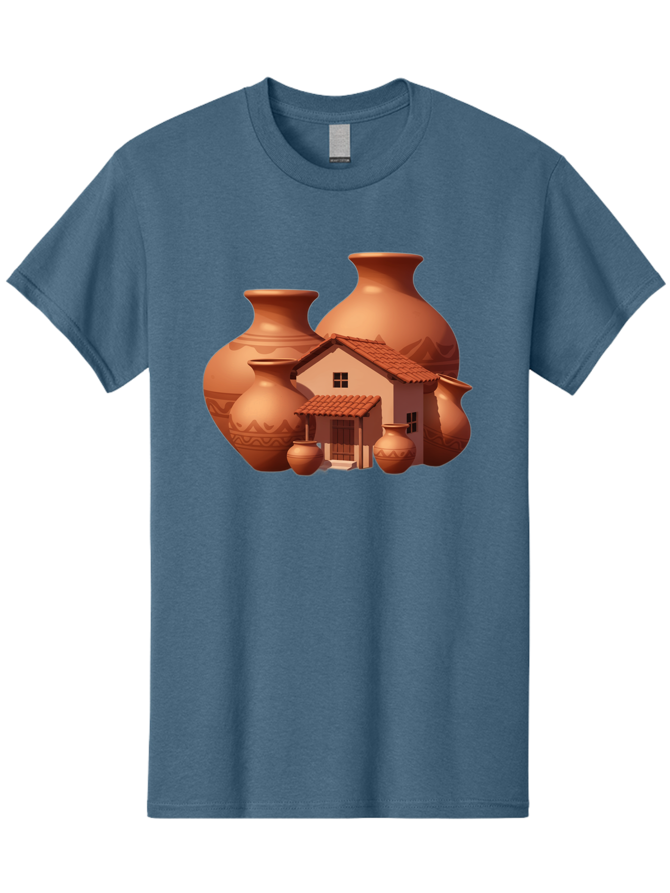 Clay-House-And-Pots Men'S Graphic Tee, 100% Cotton, Comfortable Casual Summer Wear, Machine Washable, Vintage Camera, Old Camera, Antique Camera, Black Camera, Classic Photography, Photography Equipment, Nostalgic Device, Film Camera, Bag300