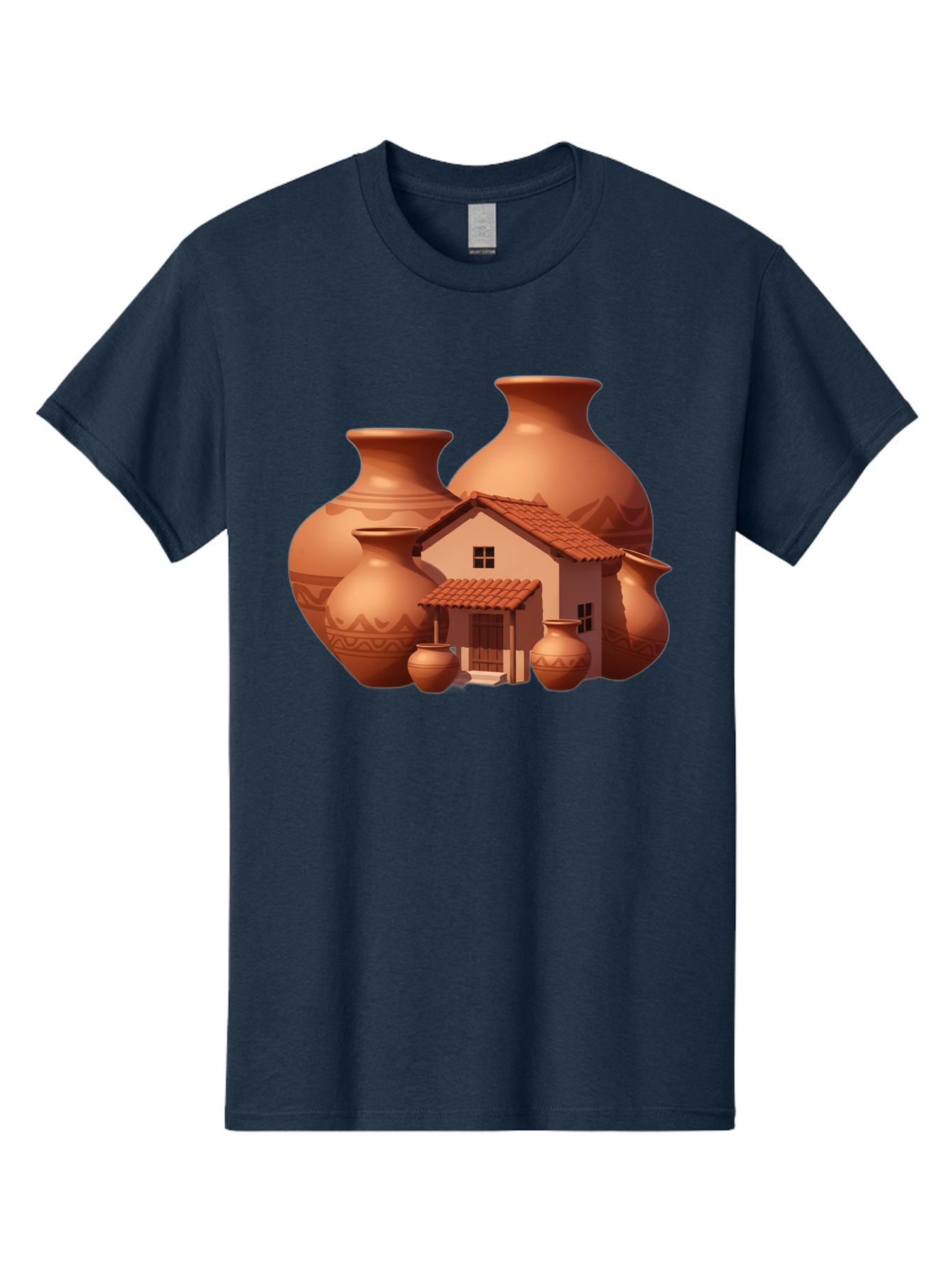 Clay-House-And-Pots Men'S Graphic Tee, 100% Cotton, Comfortable Casual Summer Wear, Machine Washable, Vintage Camera, Old Camera, Antique Camera, Black Camera, Classic Photography, Photography Equipment, Nostalgic Device, Film Camera, Bag300