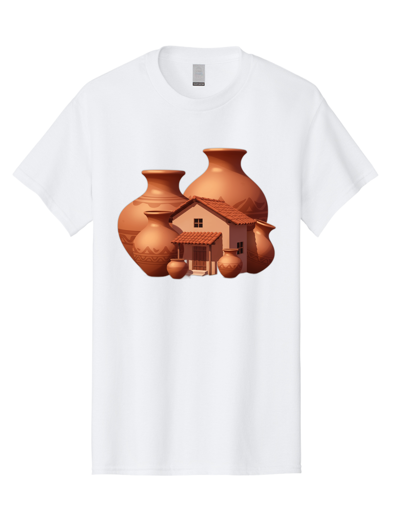 Clay-House-And-Pots Men'S Graphic Tee, 100% Cotton, Comfortable Casual Summer Wear, Machine Washable, Vintage Camera, Old Camera, Antique Camera, Black Camera, Classic Photography, Photography Equipment, Nostalgic Device, Film Camera, Bag300