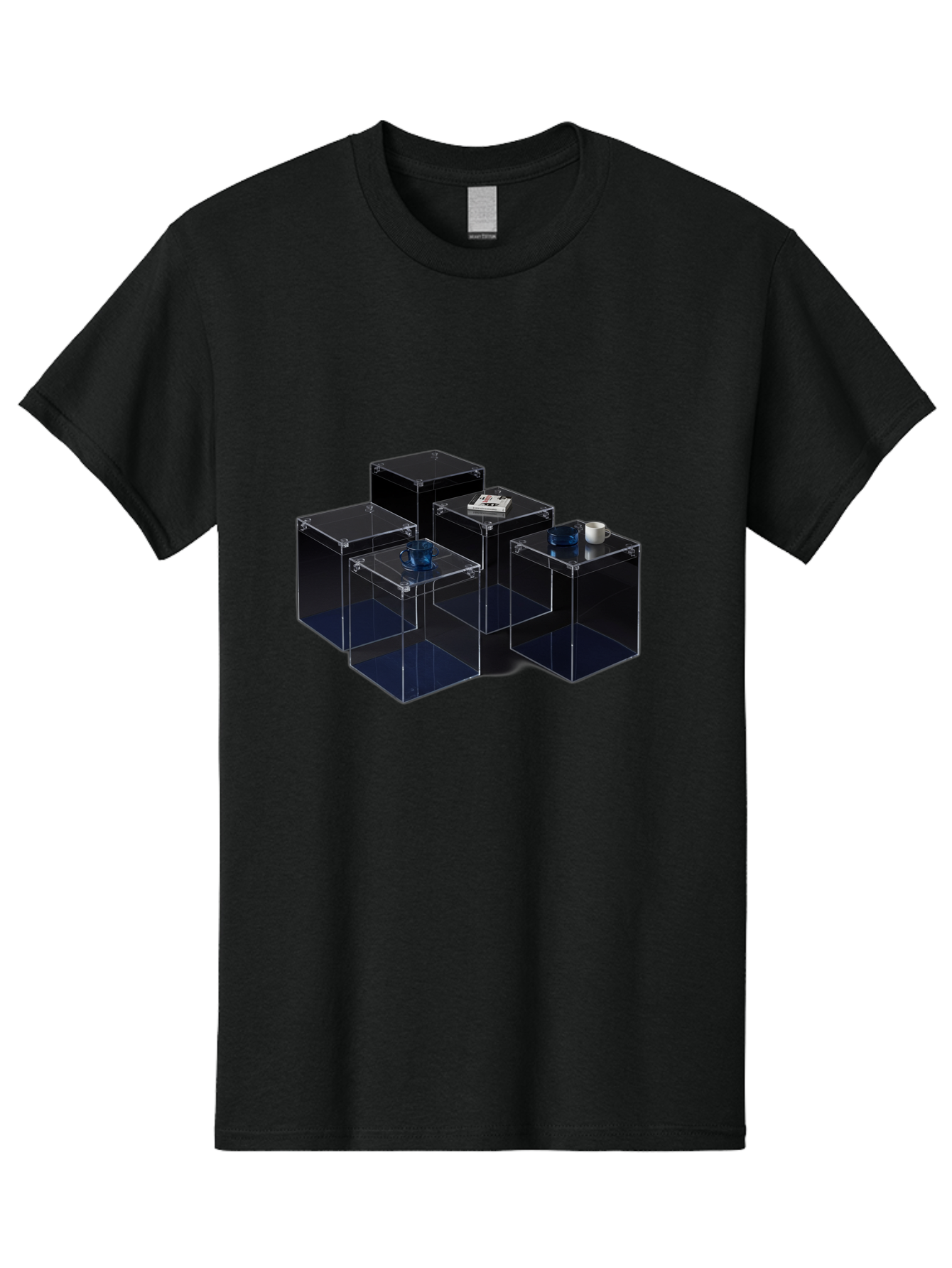 Clear-Plastic-Boxes Men'S Graphic Tee, 100% Cotton, Comfortable Casual Summer Wear, Machine Washable, Vintage Camera, Old Camera, Antique Camera, Black Camera, Classic Photography, Photography Equipment, Nostalgic Device, Film Camera, Bag304