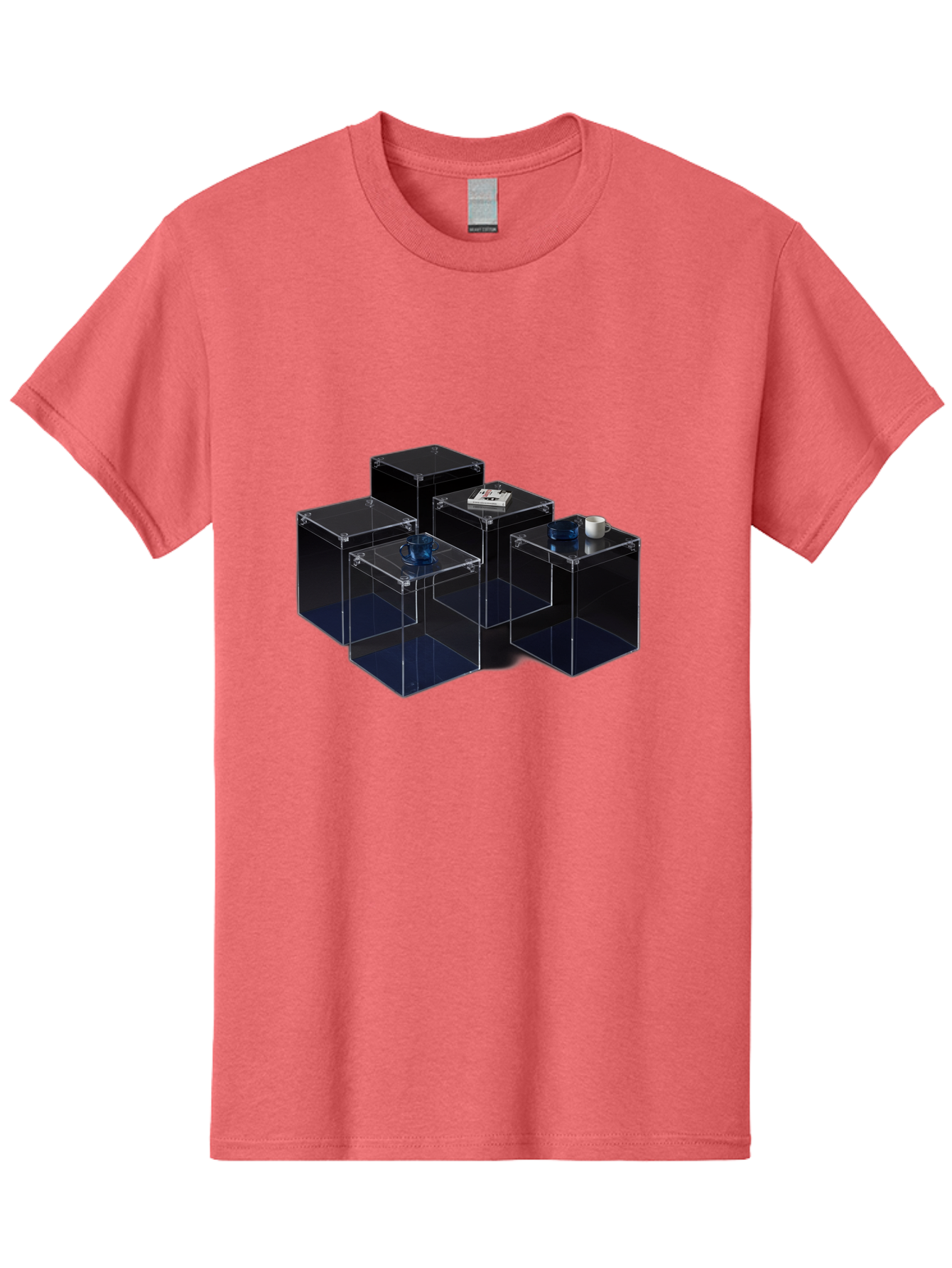 Clear-Plastic-Boxes Men'S Graphic Tee, 100% Cotton, Comfortable Casual Summer Wear, Machine Washable, Vintage Camera, Old Camera, Antique Camera, Black Camera, Classic Photography, Photography Equipment, Nostalgic Device, Film Camera, Bag304