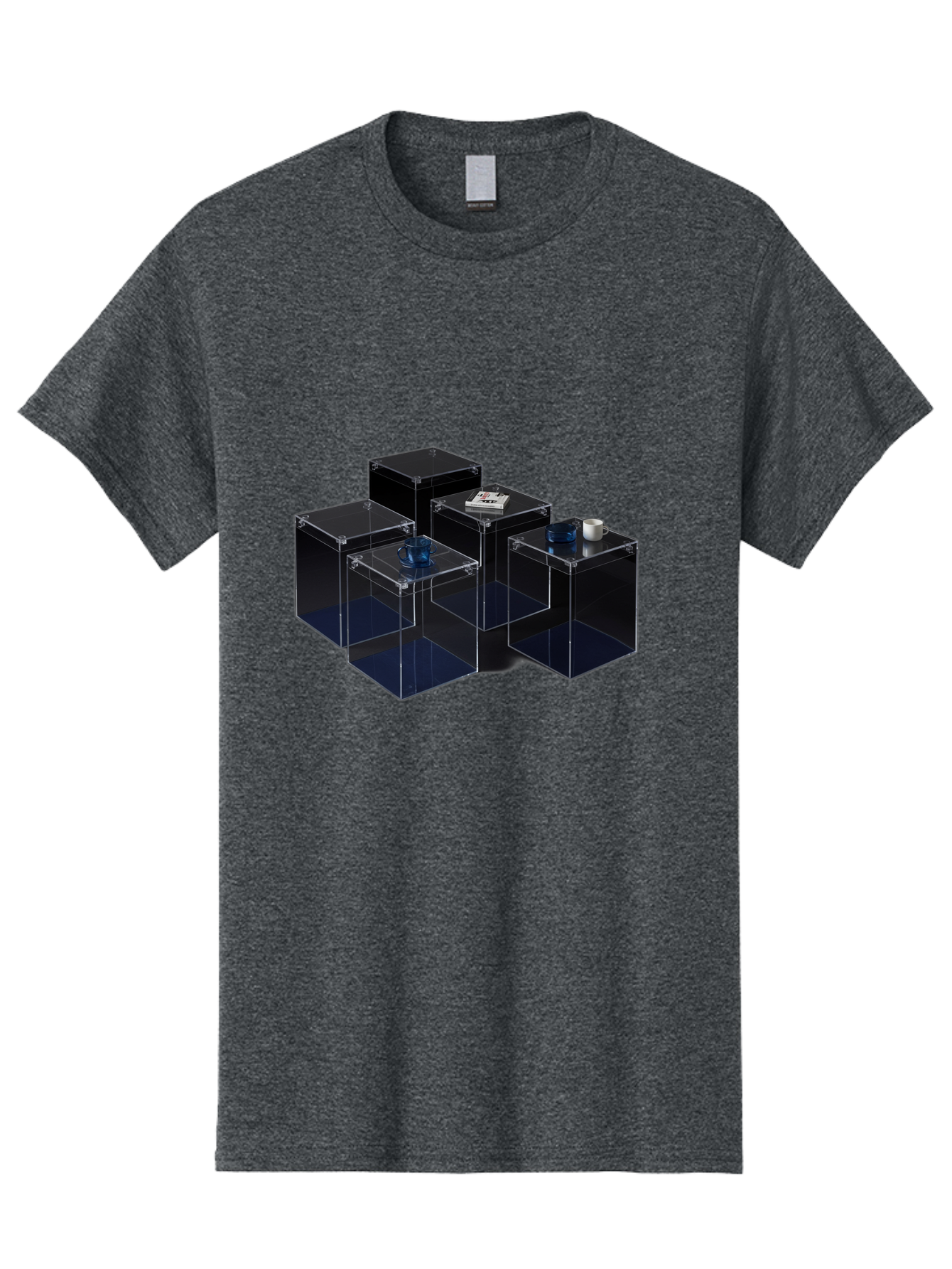 Clear-Plastic-Boxes Men'S Graphic Tee, 100% Cotton, Comfortable Casual Summer Wear, Machine Washable, Vintage Camera, Old Camera, Antique Camera, Black Camera, Classic Photography, Photography Equipment, Nostalgic Device, Film Camera, Bag304