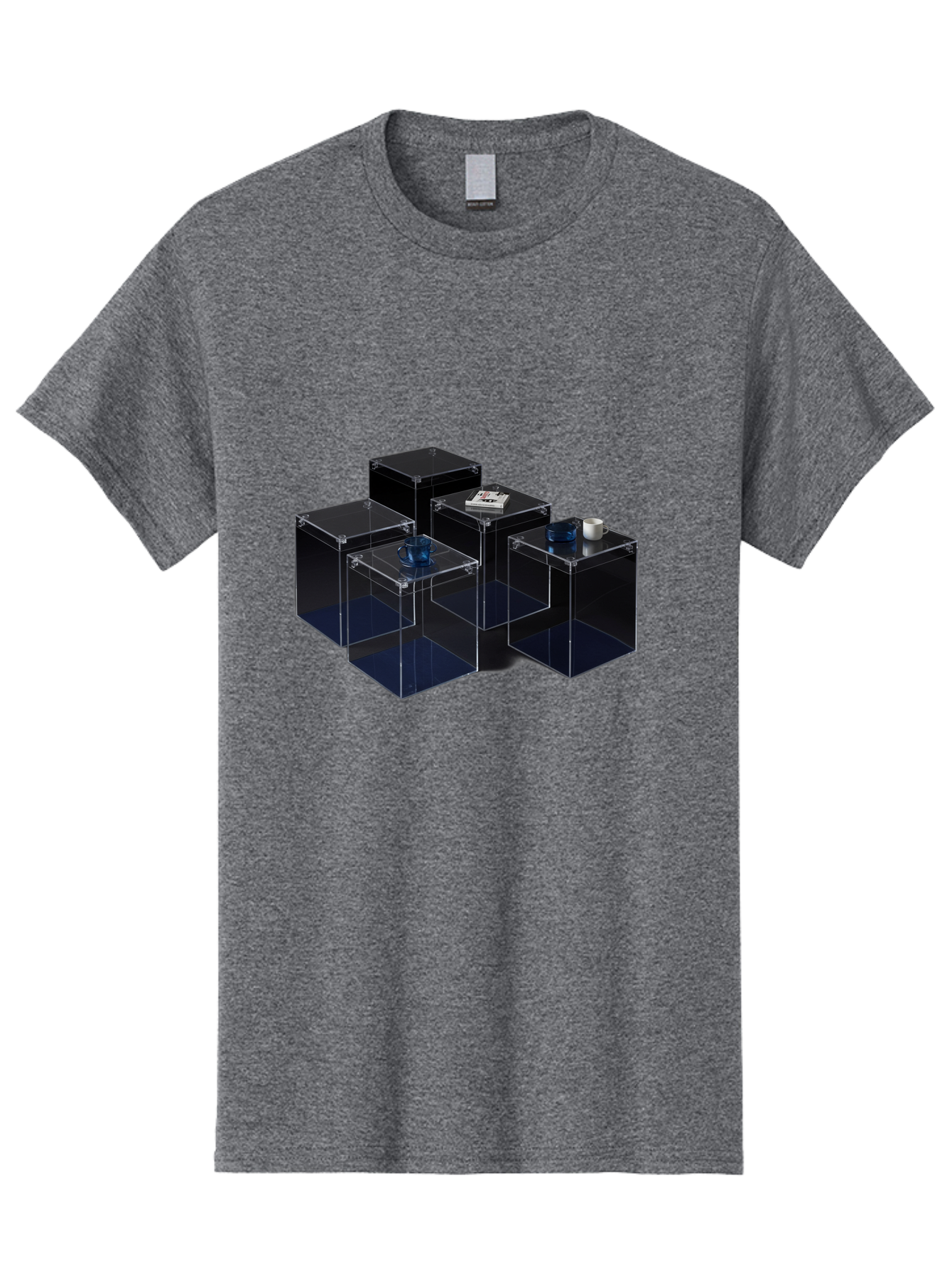 Clear-Plastic-Boxes Men'S Graphic Tee, 100% Cotton, Comfortable Casual Summer Wear, Machine Washable, Vintage Camera, Old Camera, Antique Camera, Black Camera, Classic Photography, Photography Equipment, Nostalgic Device, Film Camera, Bag304