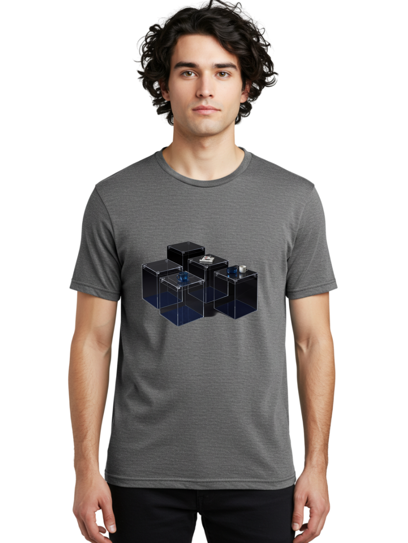 Clear-Plastic-Boxes Men'S Graphic Tee, 100% Cotton, Comfortable Casual Summer Wear, Machine Washable, Vintage Camera, Old Camera, Antique Camera, Black Camera, Classic Photography, Photography Equipment, Nostalgic Device, Film Camera, Bag304
