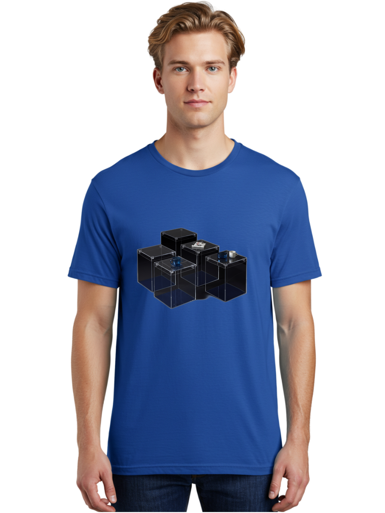Clear-Plastic-Boxes Men'S Graphic Tee, 100% Cotton, Comfortable Casual Summer Wear, Machine Washable, Vintage Camera, Old Camera, Antique Camera, Black Camera, Classic Photography, Photography Equipment, Nostalgic Device, Film Camera, Bag304