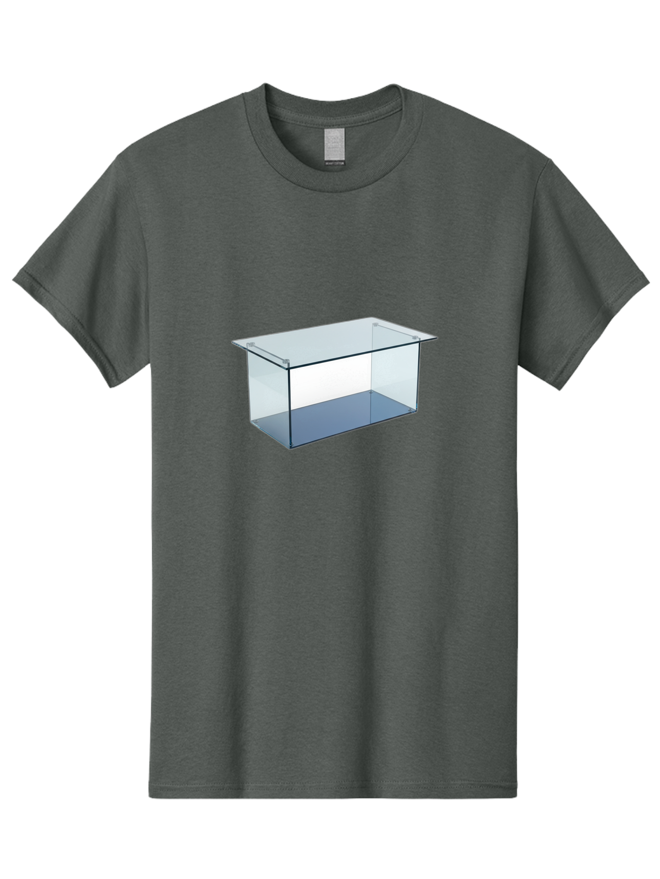 Clear-Rectangular-Aquarium Men'S Graphic Tee, 100% Cotton, Comfortable Casual Summer Wear, Machine Washable, Vintage Camera, Old Camera, Antique Camera, Black Camera, Classic Photography, Photography Equipment, Nostalgic Device, Film Camera, Bag305