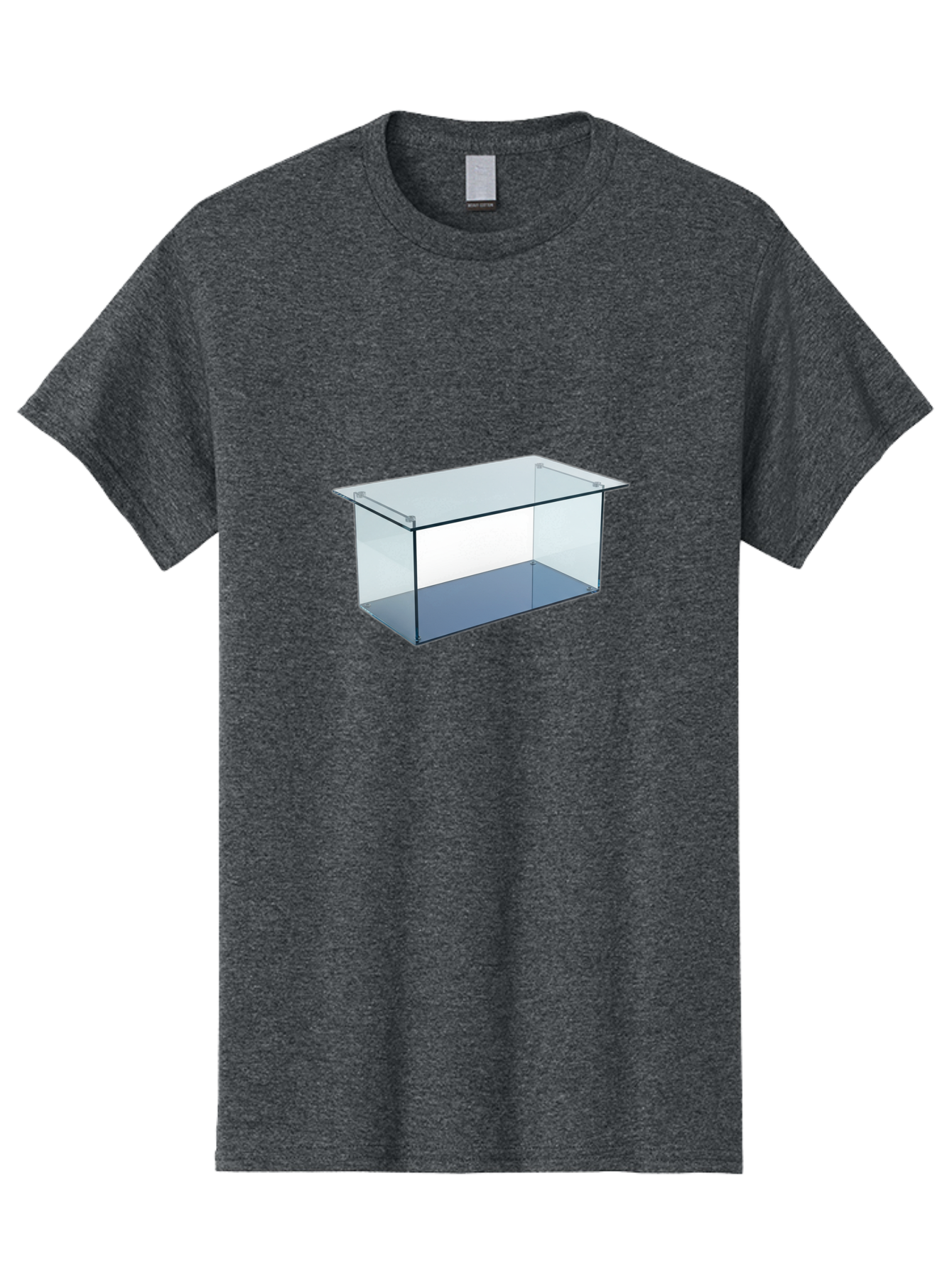 Clear-Rectangular-Aquarium Men'S Graphic Tee, 100% Cotton, Comfortable Casual Summer Wear, Machine Washable, Vintage Camera, Old Camera, Antique Camera, Black Camera, Classic Photography, Photography Equipment, Nostalgic Device, Film Camera, Bag305