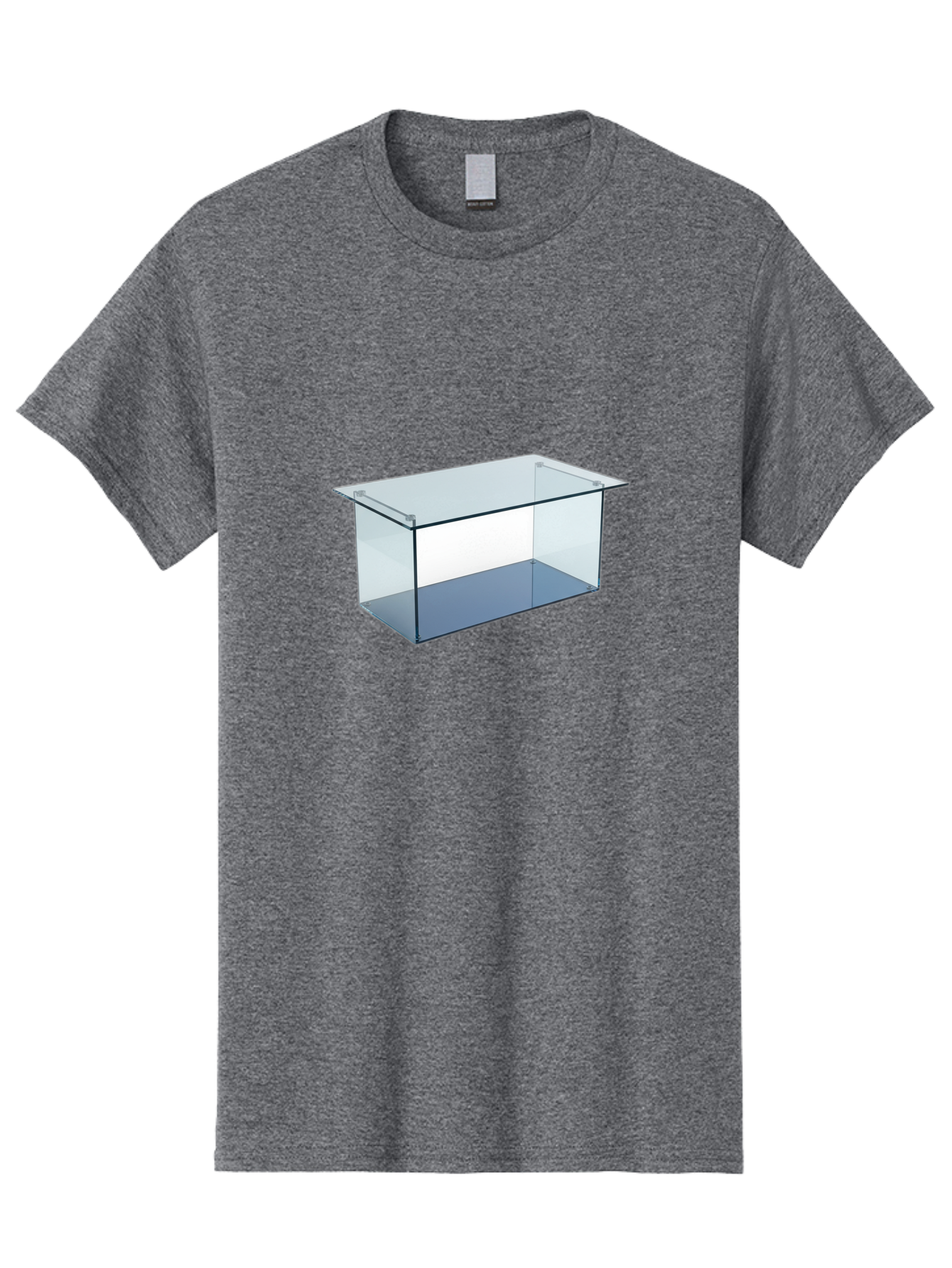 Clear-Rectangular-Aquarium Men'S Graphic Tee, 100% Cotton, Comfortable Casual Summer Wear, Machine Washable, Vintage Camera, Old Camera, Antique Camera, Black Camera, Classic Photography, Photography Equipment, Nostalgic Device, Film Camera, Bag305