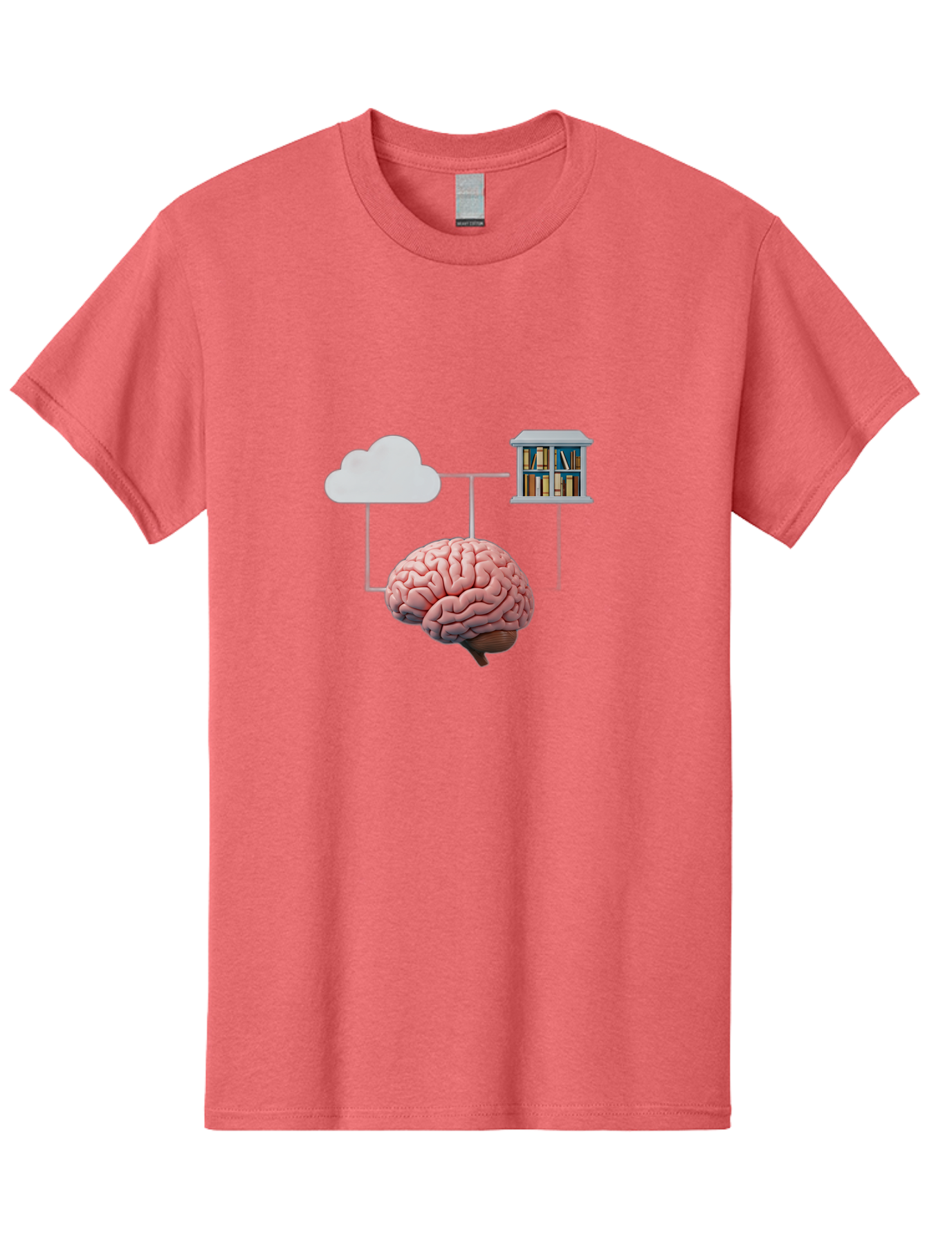 Cloud-Library-Brain Men'S Graphic Tee, 100% Cotton, Comfortable Casual Summer Wear, Machine Washable, Vintage Camera, Old Camera, Antique Camera, Black Camera, Classic Photography, Photography Equipment, Nostalgic Device, Film Camera, Bag308