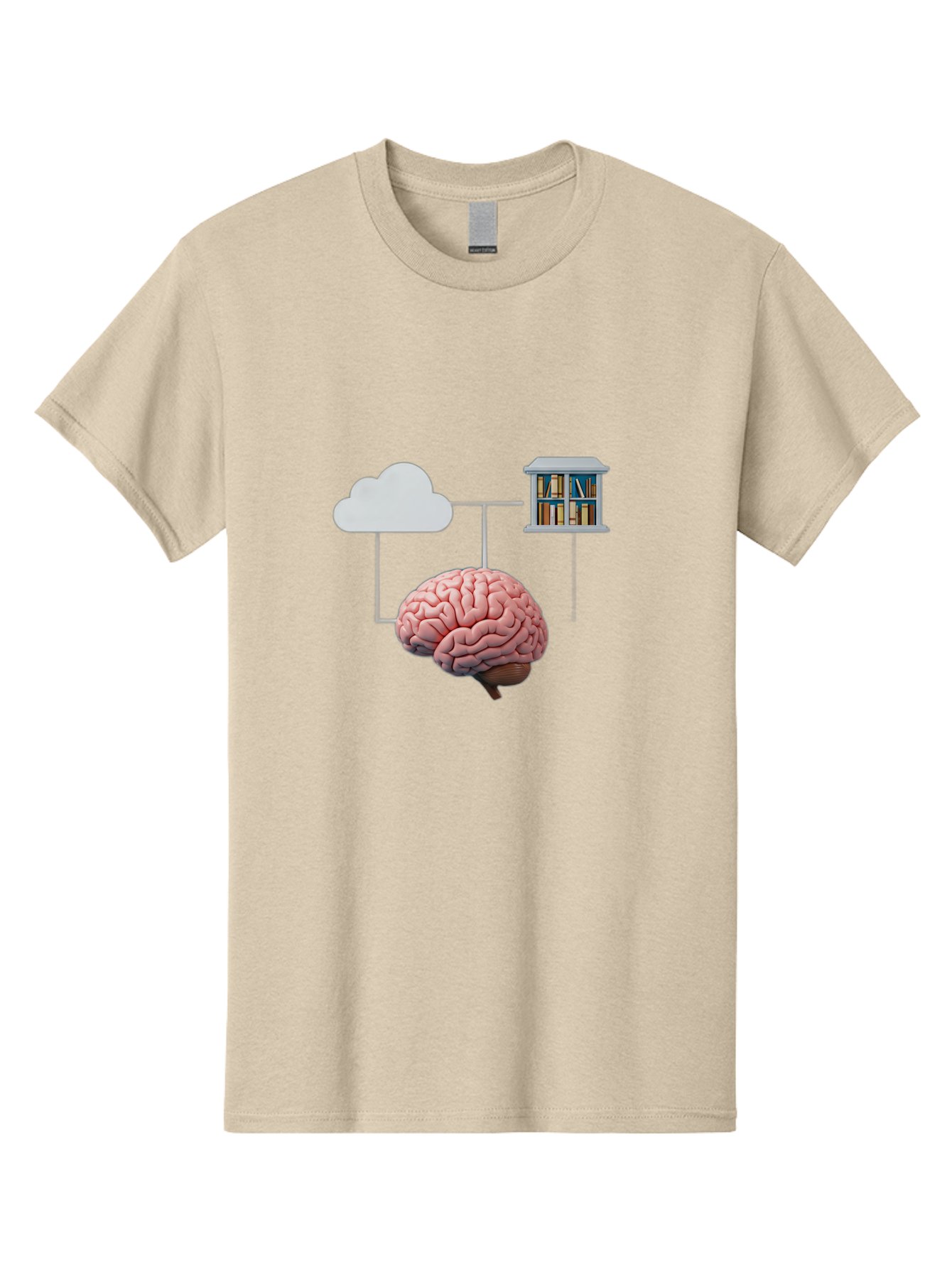 Cloud-Library-Brain Men'S Graphic Tee, 100% Cotton, Comfortable Casual Summer Wear, Machine Washable, Vintage Camera, Old Camera, Antique Camera, Black Camera, Classic Photography, Photography Equipment, Nostalgic Device, Film Camera, Bag308