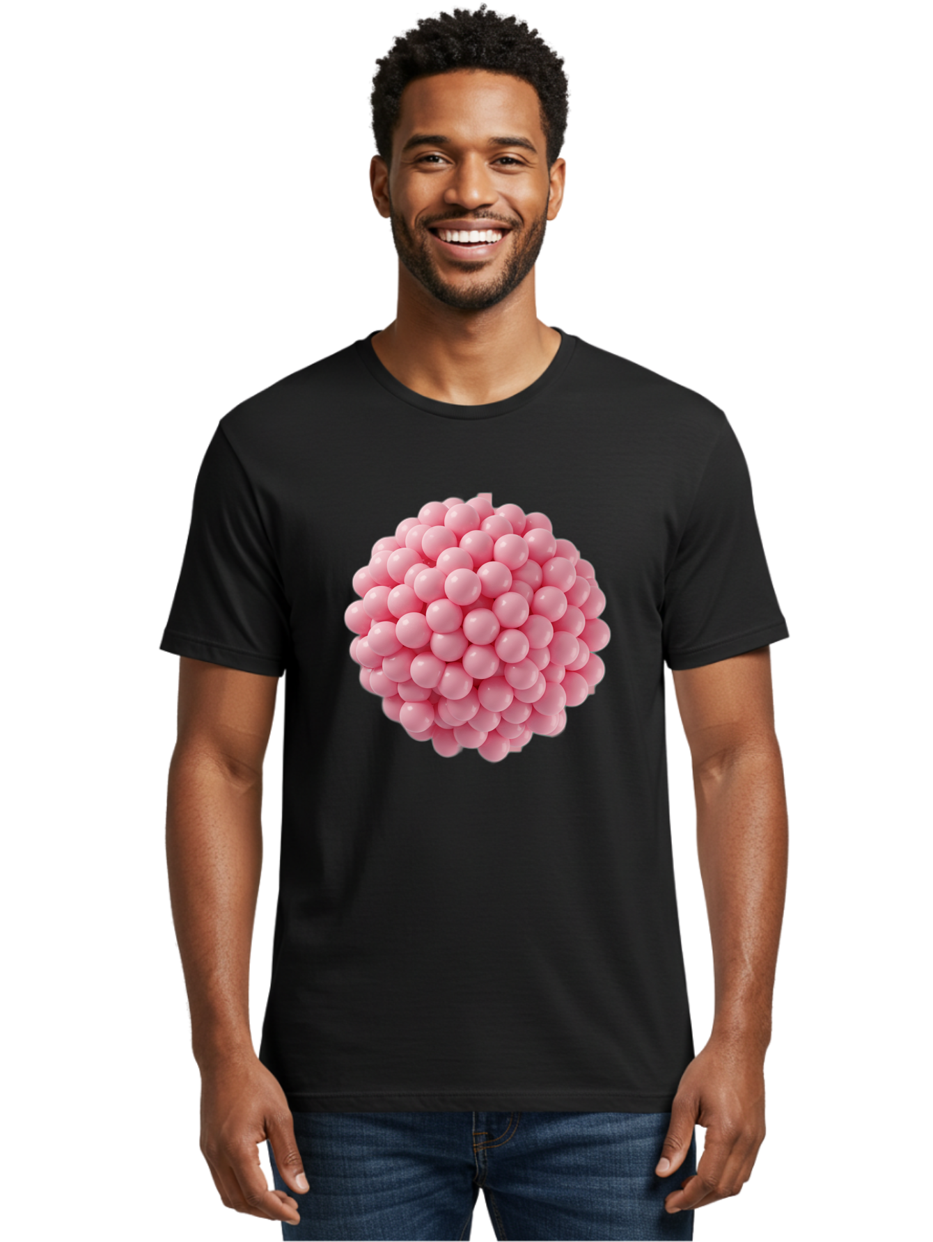 Cluster-Of-Pink-Spheres Men'S Graphic Tee, 100% Cotton, Comfortable Casual Summer Wear, Machine Washable, Vintage Camera, Old Camera, Antique Camera, Black Camera, Classic Photography, Photography Equipment, Nostalgic Device, Film Camera, Bag310