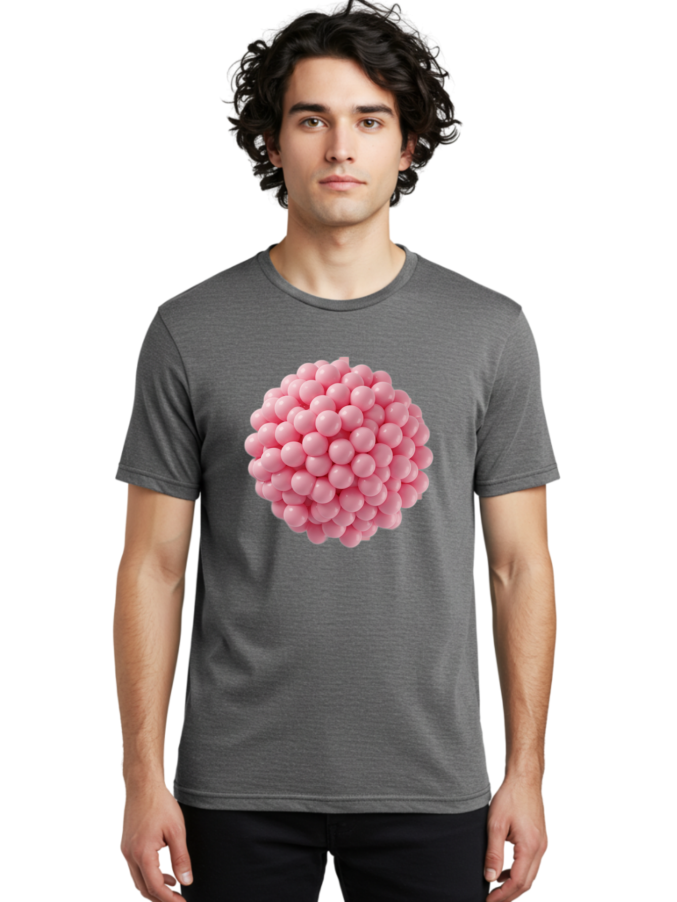 Cluster-Of-Pink-Spheres Men'S Graphic Tee, 100% Cotton, Comfortable Casual Summer Wear, Machine Washable, Vintage Camera, Old Camera, Antique Camera, Black Camera, Classic Photography, Photography Equipment, Nostalgic Device, Film Camera, Bag310