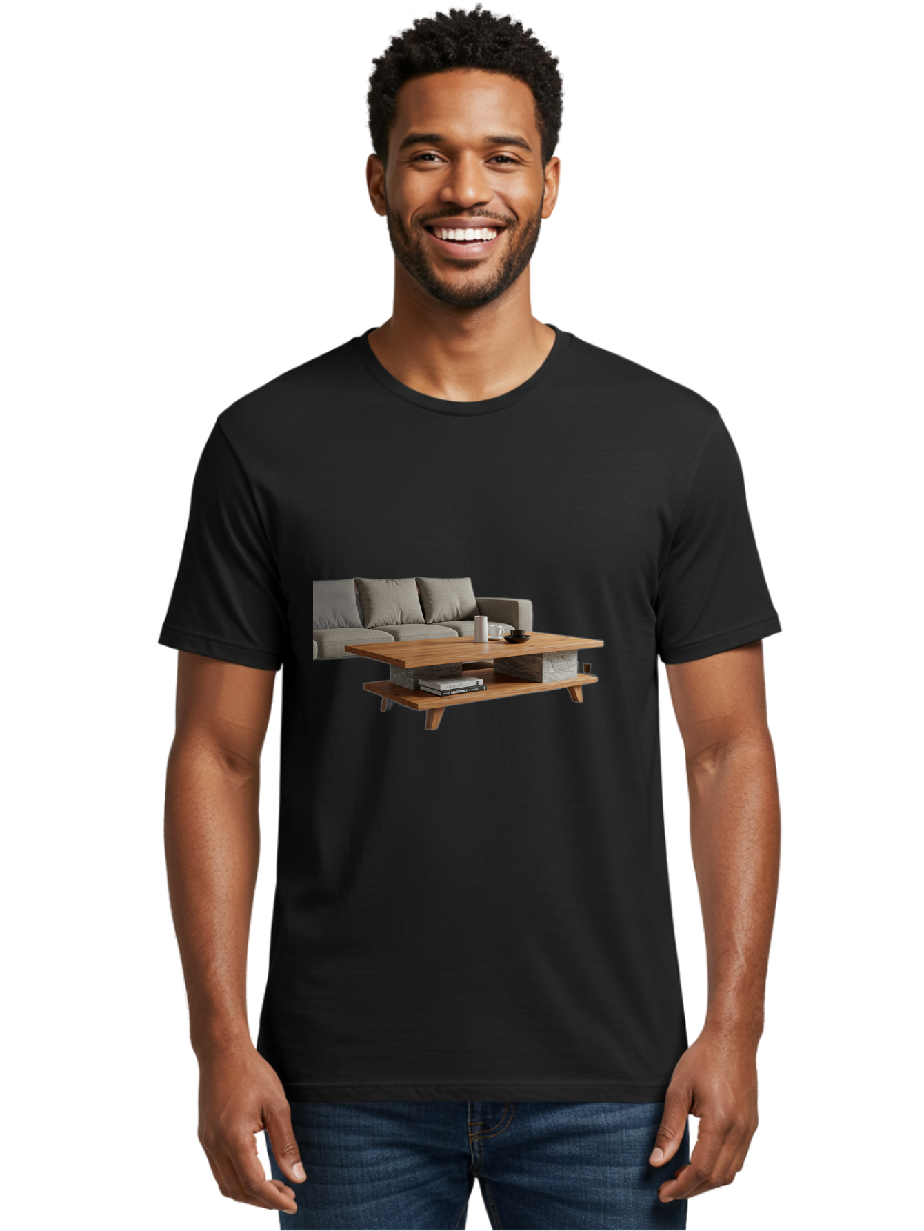 Coffee-Table-And-Couch Men'S Graphic Tee, 100% Cotton, Comfortable Casual Summer Wear, Machine Washable, Vintage Camera, Old Camera, Antique Camera, Black Camera, Classic Photography, Photography Equipment, Nostalgic Device, Film Camera, Bag321