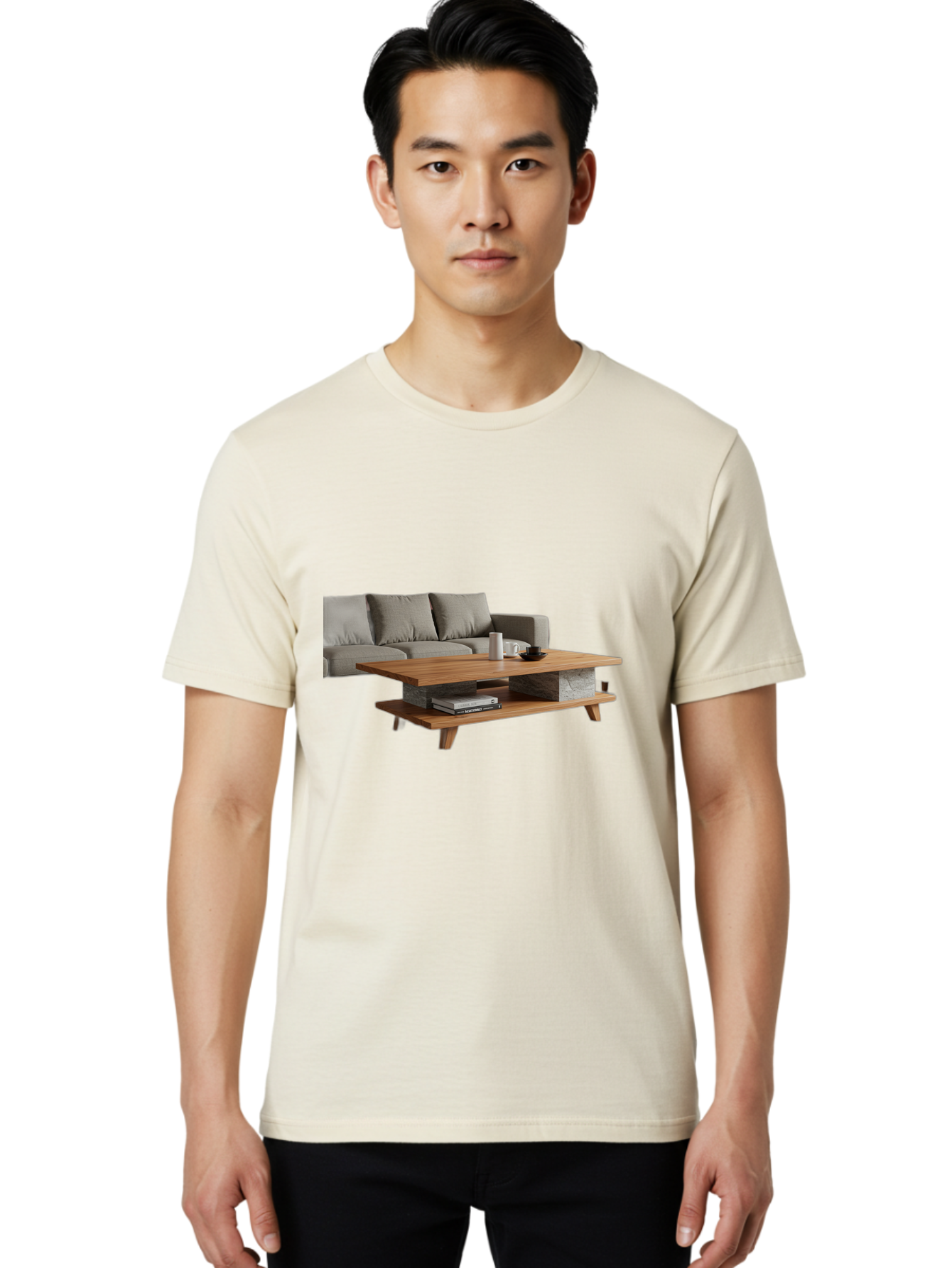 Coffee-Table-And-Couch Men'S Graphic Tee, 100% Cotton, Comfortable Casual Summer Wear, Machine Washable, Vintage Camera, Old Camera, Antique Camera, Black Camera, Classic Photography, Photography Equipment, Nostalgic Device, Film Camera, Bag321