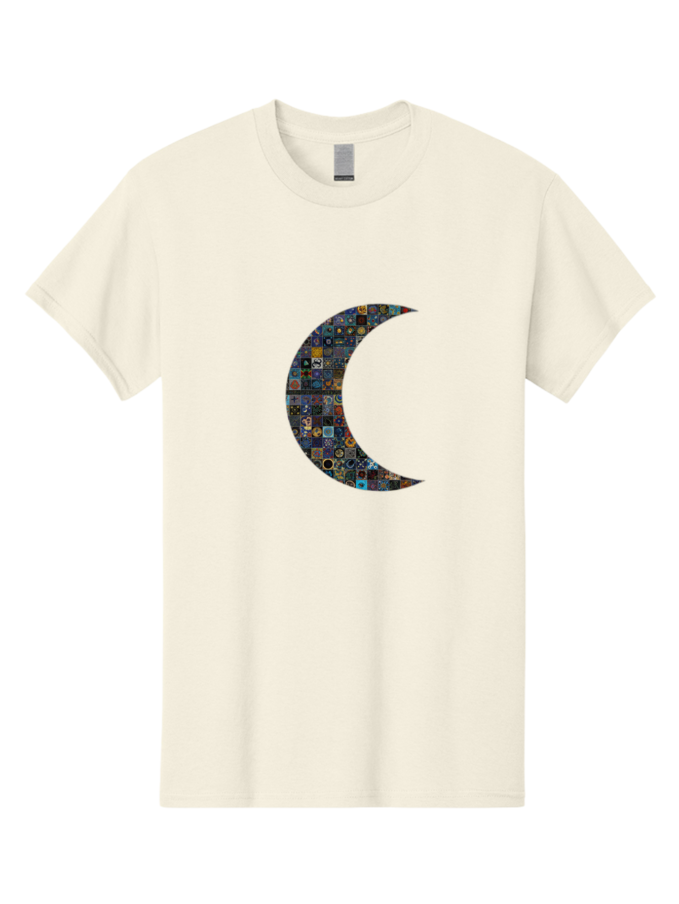 Collage-Crescent-Moon Men'S Graphic Tee, 100% Cotton, Comfortable Casual Summer Wear, Machine Washable, Vintage Camera, Old Camera, Antique Camera, Black Camera, Classic Photography, Photography Equipment, Nostalgic Device, Film Camera, Bag322