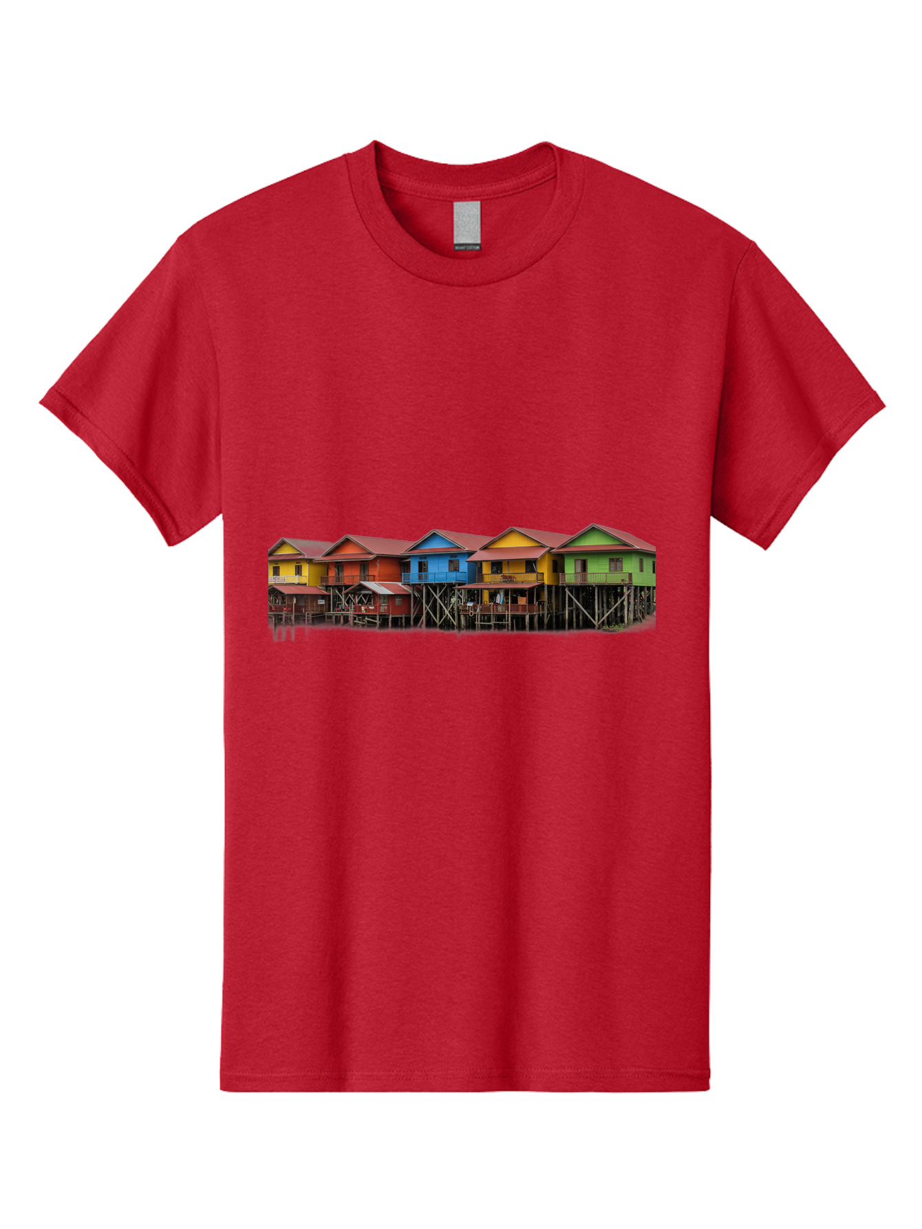 Colorful-Stilt-Houses Men'S Graphic Tee, 100% Cotton, Comfortable Casual Summer Wear, Machine Washable, Vintage Camera, Old Camera, Antique Camera, Black Camera, Classic Photography, Photography Equipment, Nostalgic Device, Film Camera, Bag325