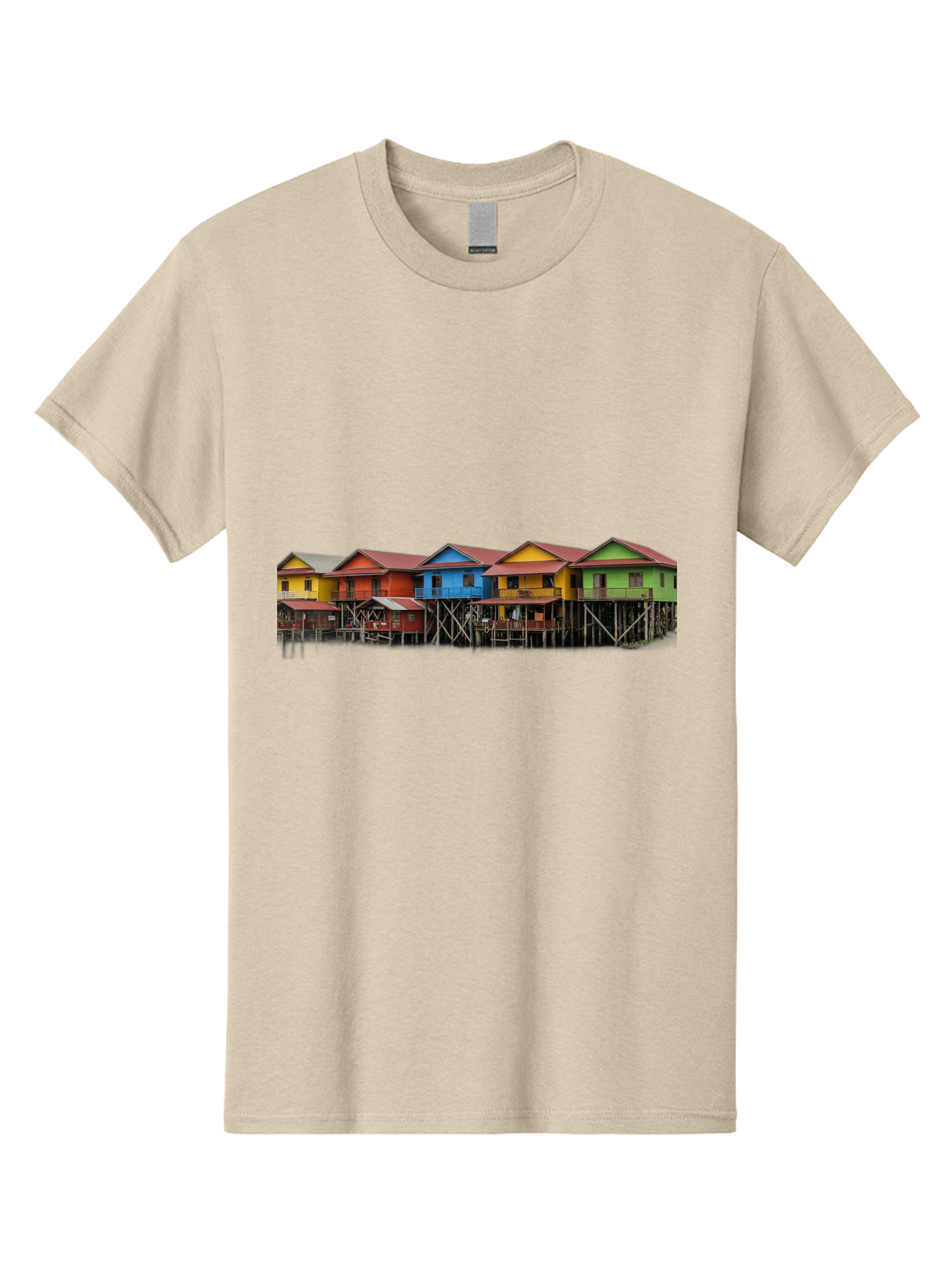Colorful-Stilt-Houses Men'S Graphic Tee, 100% Cotton, Comfortable Casual Summer Wear, Machine Washable, Vintage Camera, Old Camera, Antique Camera, Black Camera, Classic Photography, Photography Equipment, Nostalgic Device, Film Camera, Bag325
