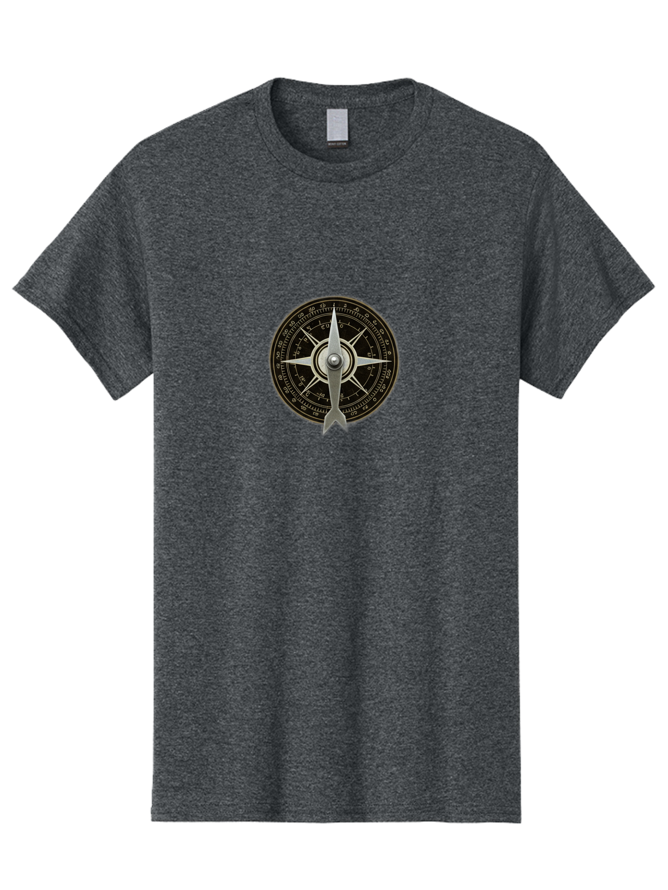Compass-Rose Men'S Graphic Tee, 100% Cotton, Comfortable Casual Summer Wear, Machine Washable, Vintage Camera, Old Camera, Antique Camera, Black Camera, Classic Photography, Photography Equipment, Nostalgic Device, Film Camera, Camera Art Bag328