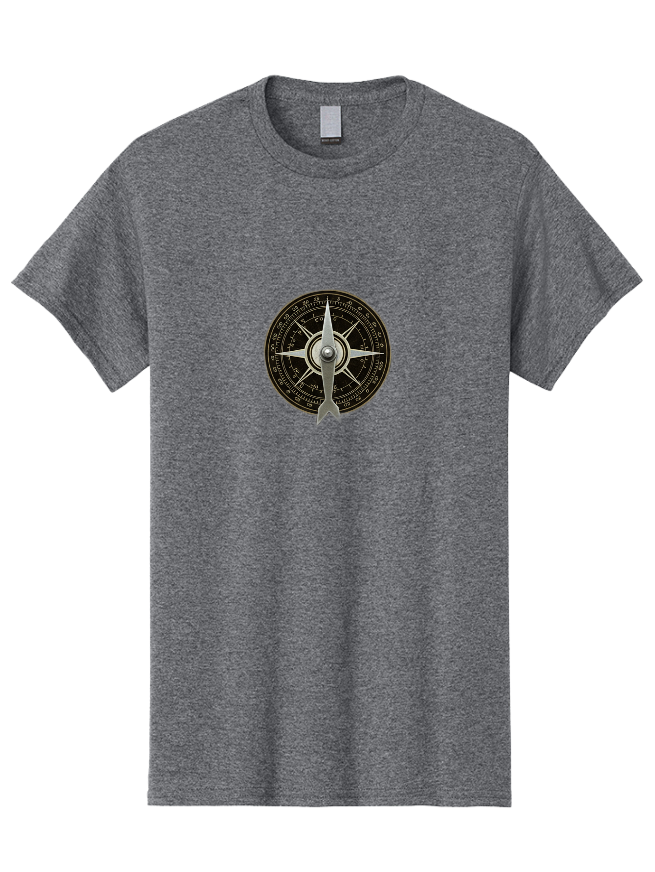 Compass-Rose Men'S Graphic Tee, 100% Cotton, Comfortable Casual Summer Wear, Machine Washable, Vintage Camera, Old Camera, Antique Camera, Black Camera, Classic Photography, Photography Equipment, Nostalgic Device, Film Camera, Camera Art Bag328