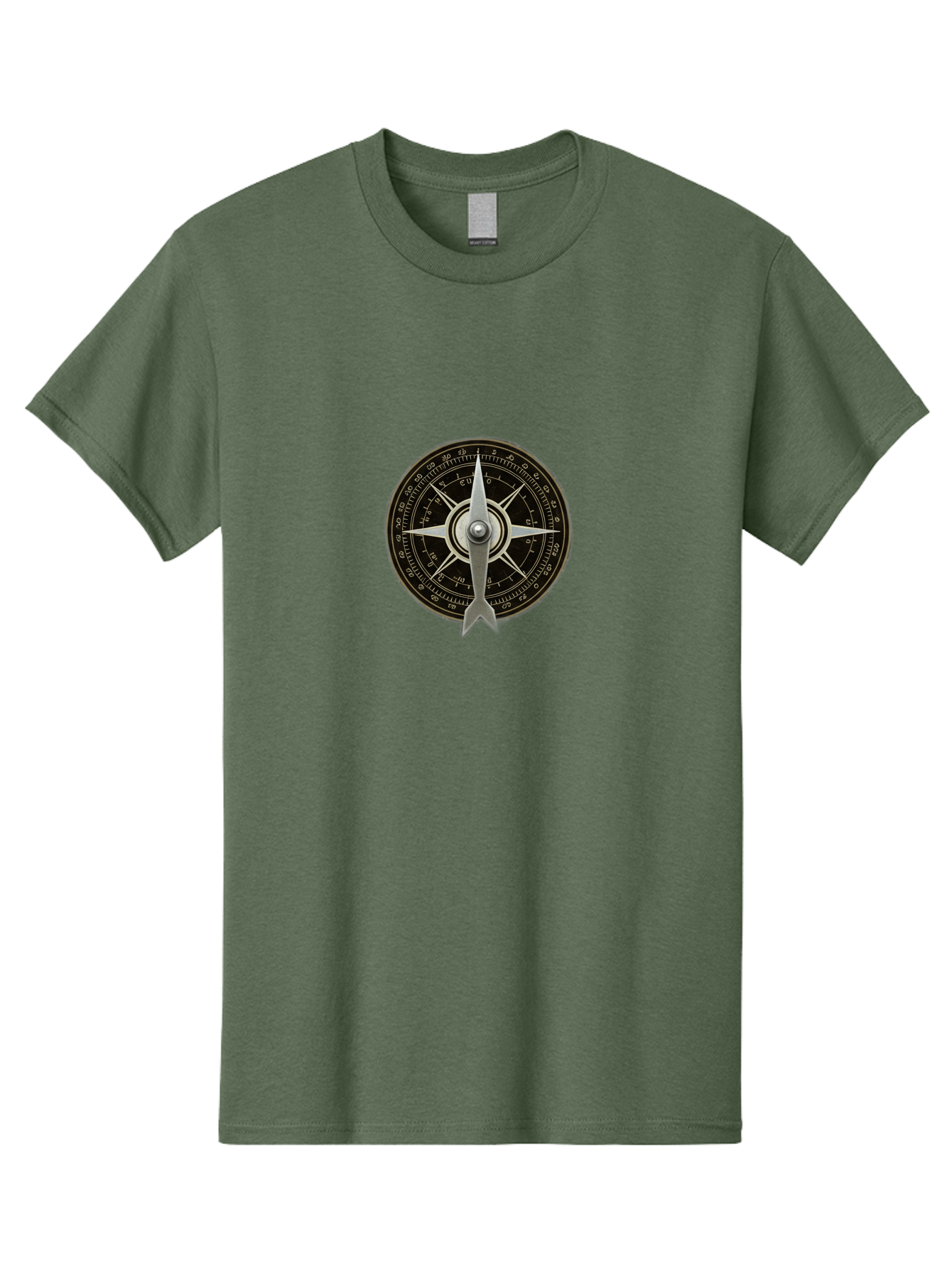 Compass-Rose Men'S Graphic Tee, 100% Cotton, Comfortable Casual Summer Wear, Machine Washable, Vintage Camera, Old Camera, Antique Camera, Black Camera, Classic Photography, Photography Equipment, Nostalgic Device, Film Camera, Camera Art Bag328