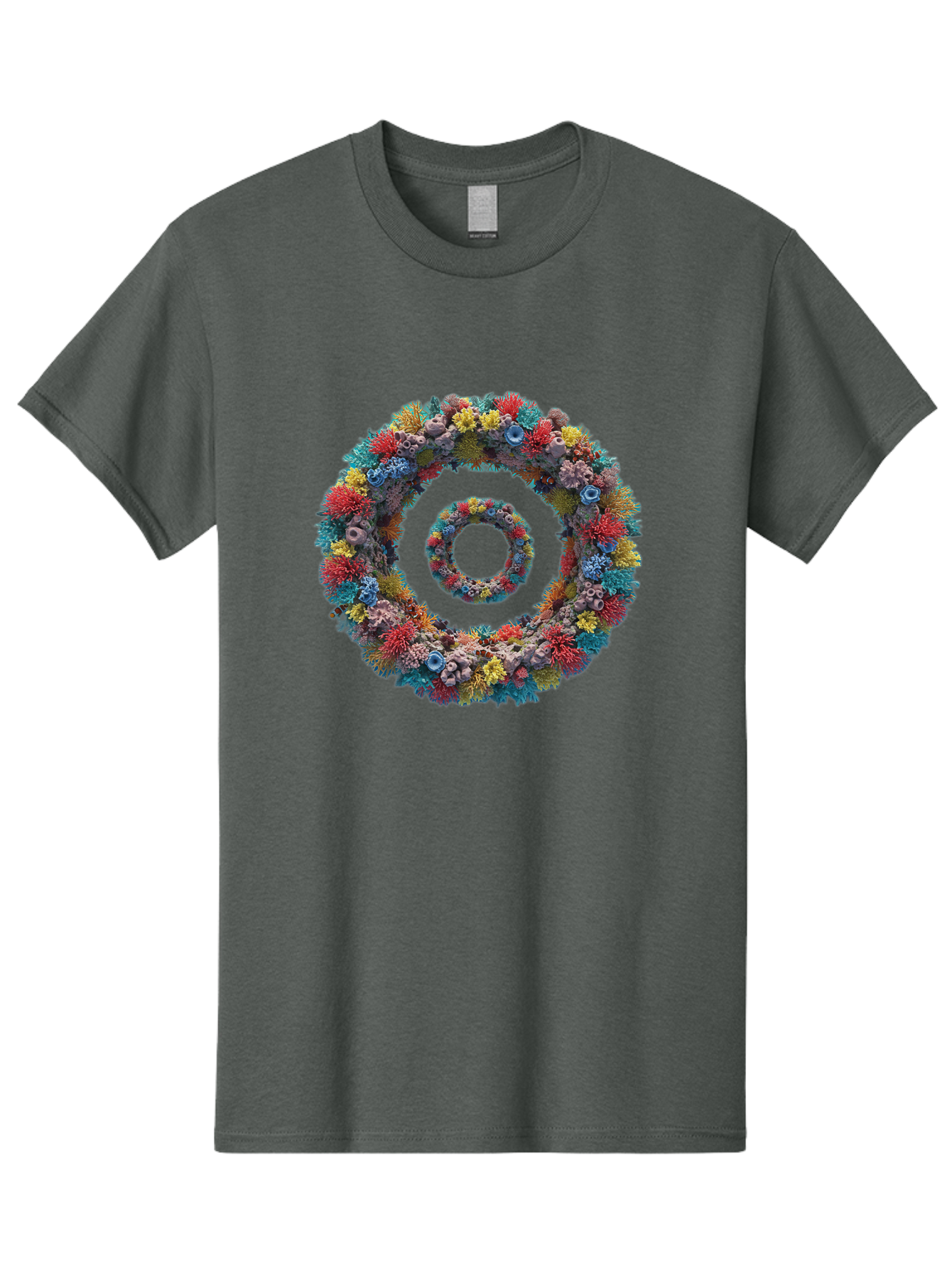 Coral-Spiral Men'S Graphic Tee, 100% Cotton, Comfortable Casual Summer Wear, Machine Washable, Vintage Camera, Old Camera, Antique Camera, Black Camera, Classic Photography, Photography Equipment, Nostalgic Device, Film Camera, Camera Art Bag336