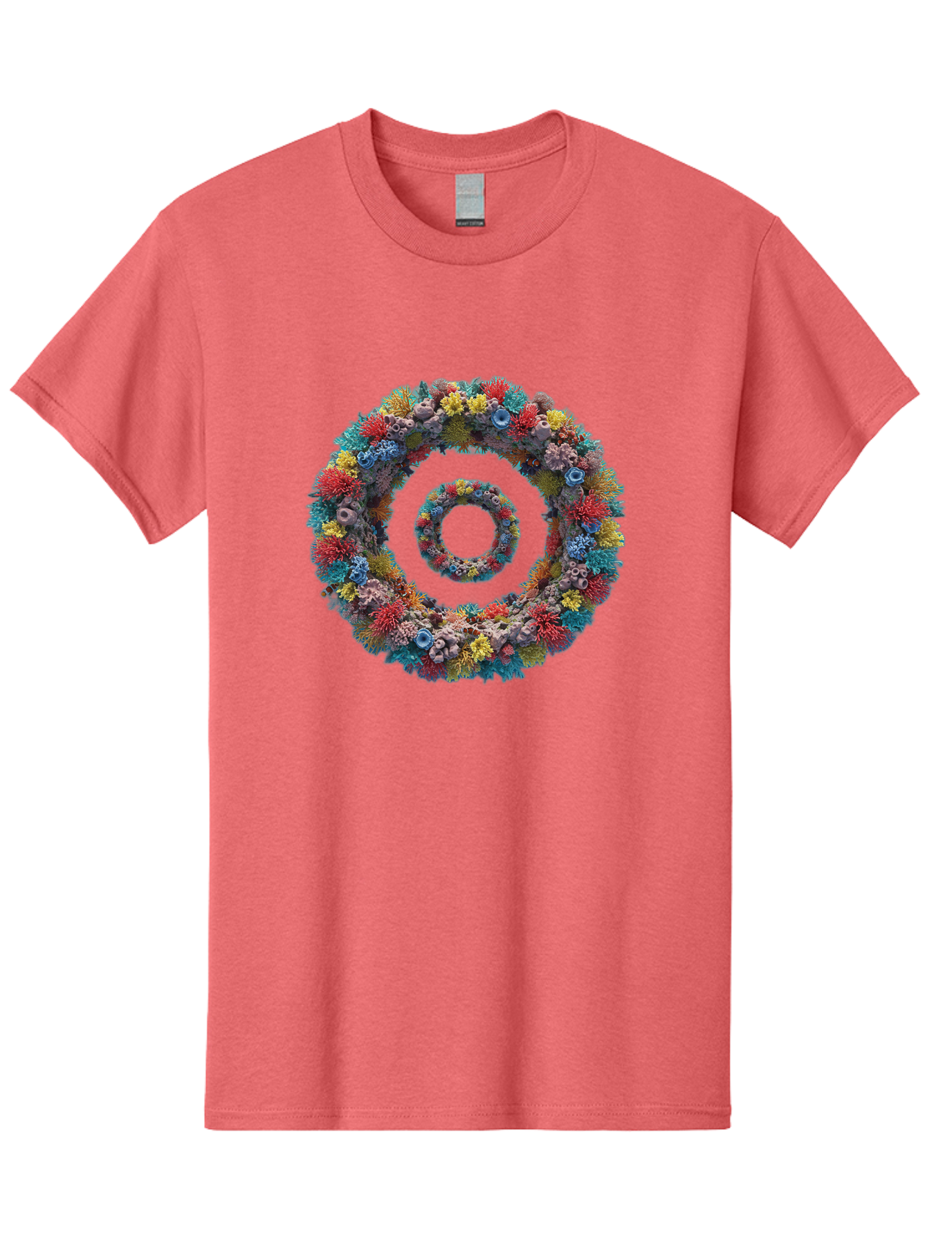 Coral-Spiral Men'S Graphic Tee, 100% Cotton, Comfortable Casual Summer Wear, Machine Washable, Vintage Camera, Old Camera, Antique Camera, Black Camera, Classic Photography, Photography Equipment, Nostalgic Device, Film Camera, Camera Art Bag336