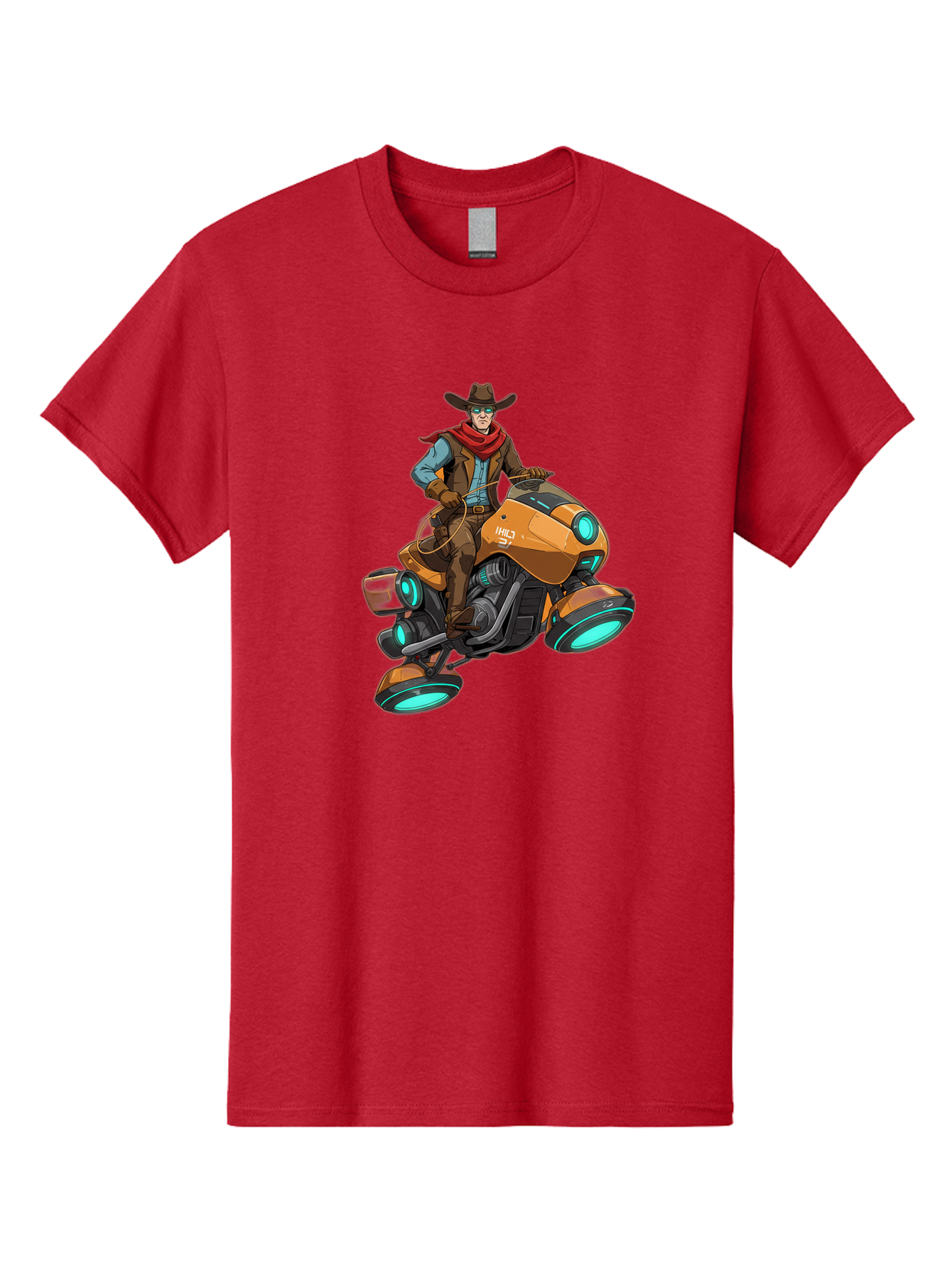 Cowboy-On-Hovercycle Men'S Graphic Tee, 100% Cotton, Comfortable Casual Summer Wear, Machine Washable, Vintage Camera, Old Camera, Antique Camera, Black Camera, Classic Photography, Photography Equipment, Nostalgic Device, Film Camera, Bag348