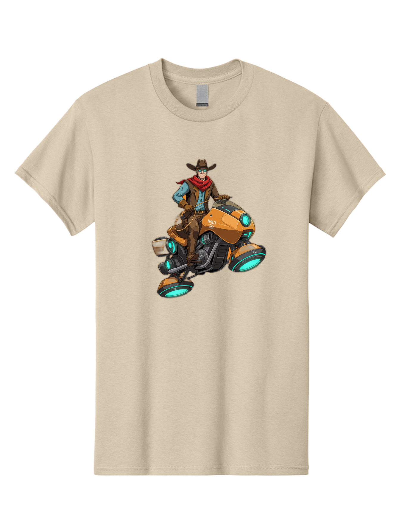 Cowboy-On-Hovercycle Men'S Graphic Tee, 100% Cotton, Comfortable Casual Summer Wear, Machine Washable, Vintage Camera, Old Camera, Antique Camera, Black Camera, Classic Photography, Photography Equipment, Nostalgic Device, Film Camera, Bag348