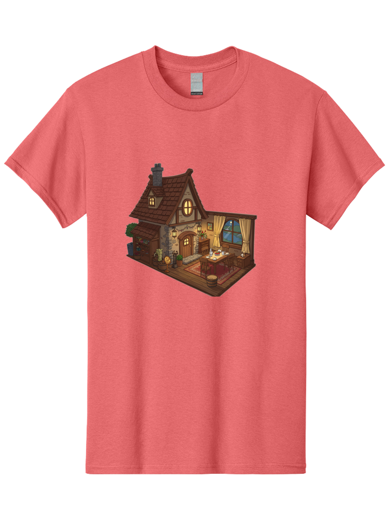 Cozy-Cottage-1 Men'S Graphic Tee, 100% Cotton, Comfortable Casual Summer Wear, Machine Washable, Vintage Camera, Old Camera, Antique Camera, Black Camera, Classic Photography, Photography Equipment, Nostalgic Device, Film Camera, Camera Art Bag350