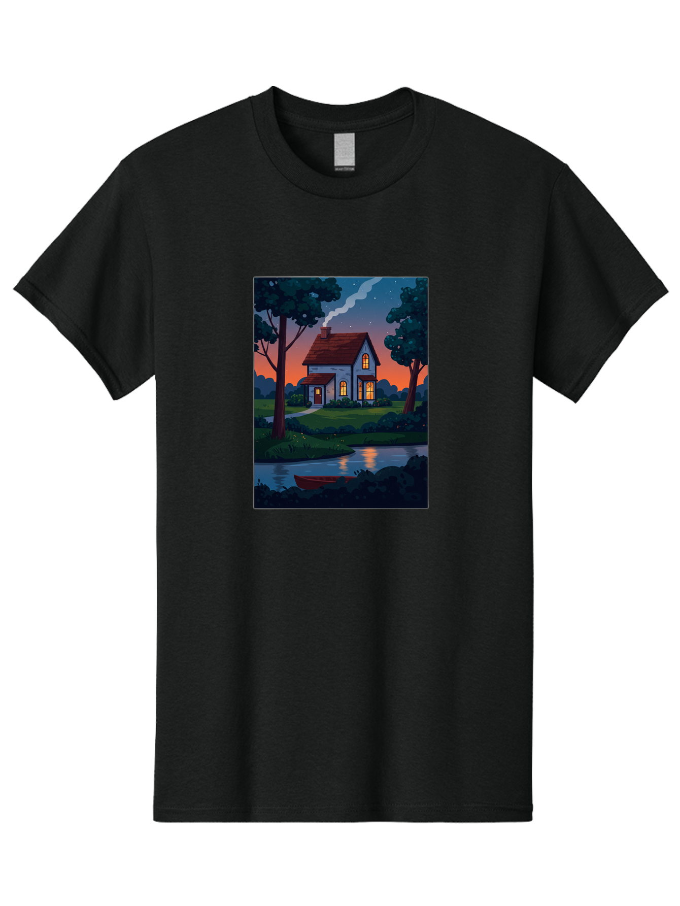 Cozy-House-By-The-River Men'S Graphic Tee, 100% Cotton, Comfortable Casual Summer Wear, Machine Washable, Vintage Camera, Old Camera, Antique Camera, Black Camera, Classic Photography, Photography Equipment, Nostalgic Device, Film Camera, Bag352
