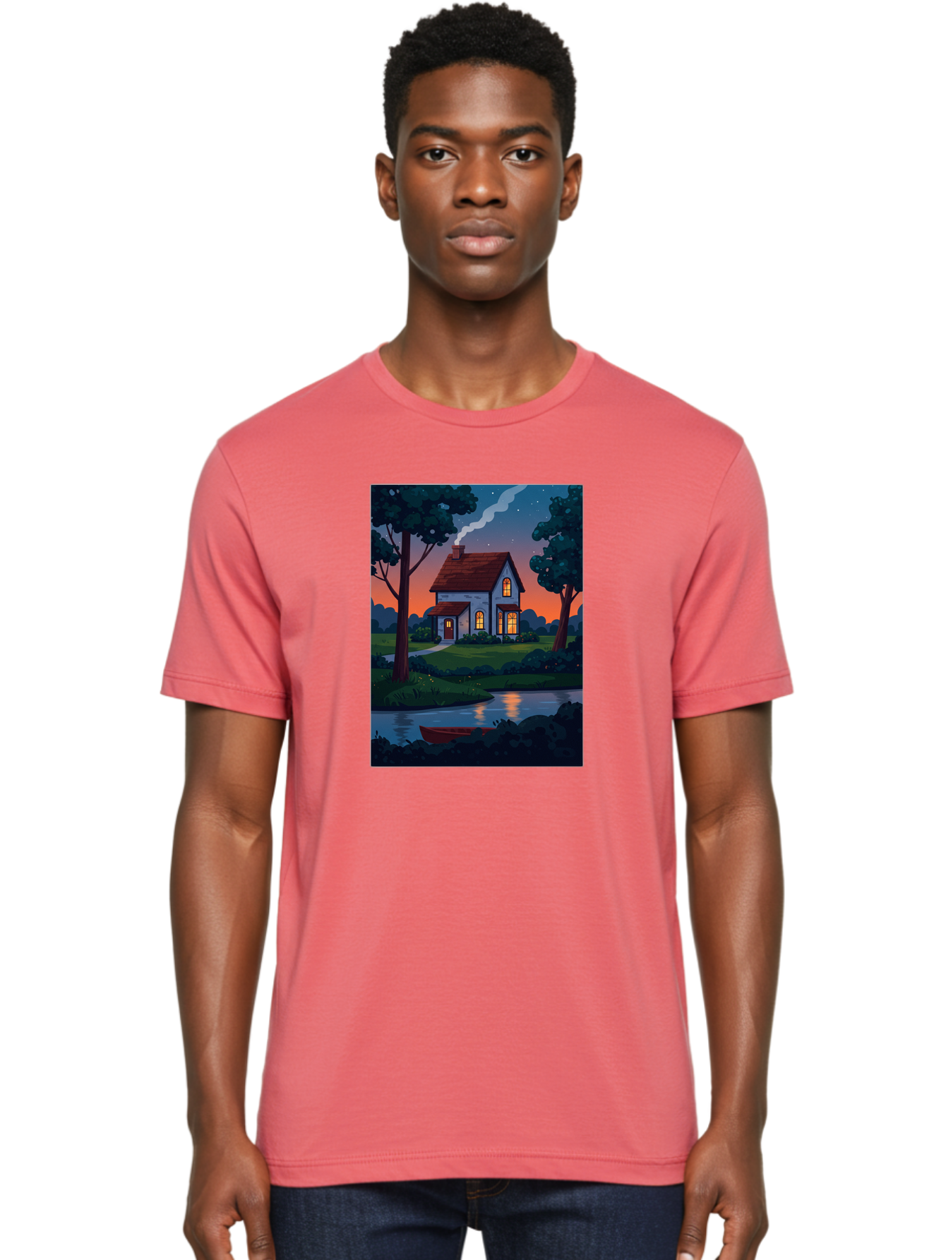 Cozy-House-By-The-River Men'S Graphic Tee, 100% Cotton, Comfortable Casual Summer Wear, Machine Washable, Vintage Camera, Old Camera, Antique Camera, Black Camera, Classic Photography, Photography Equipment, Nostalgic Device, Film Camera, Bag352