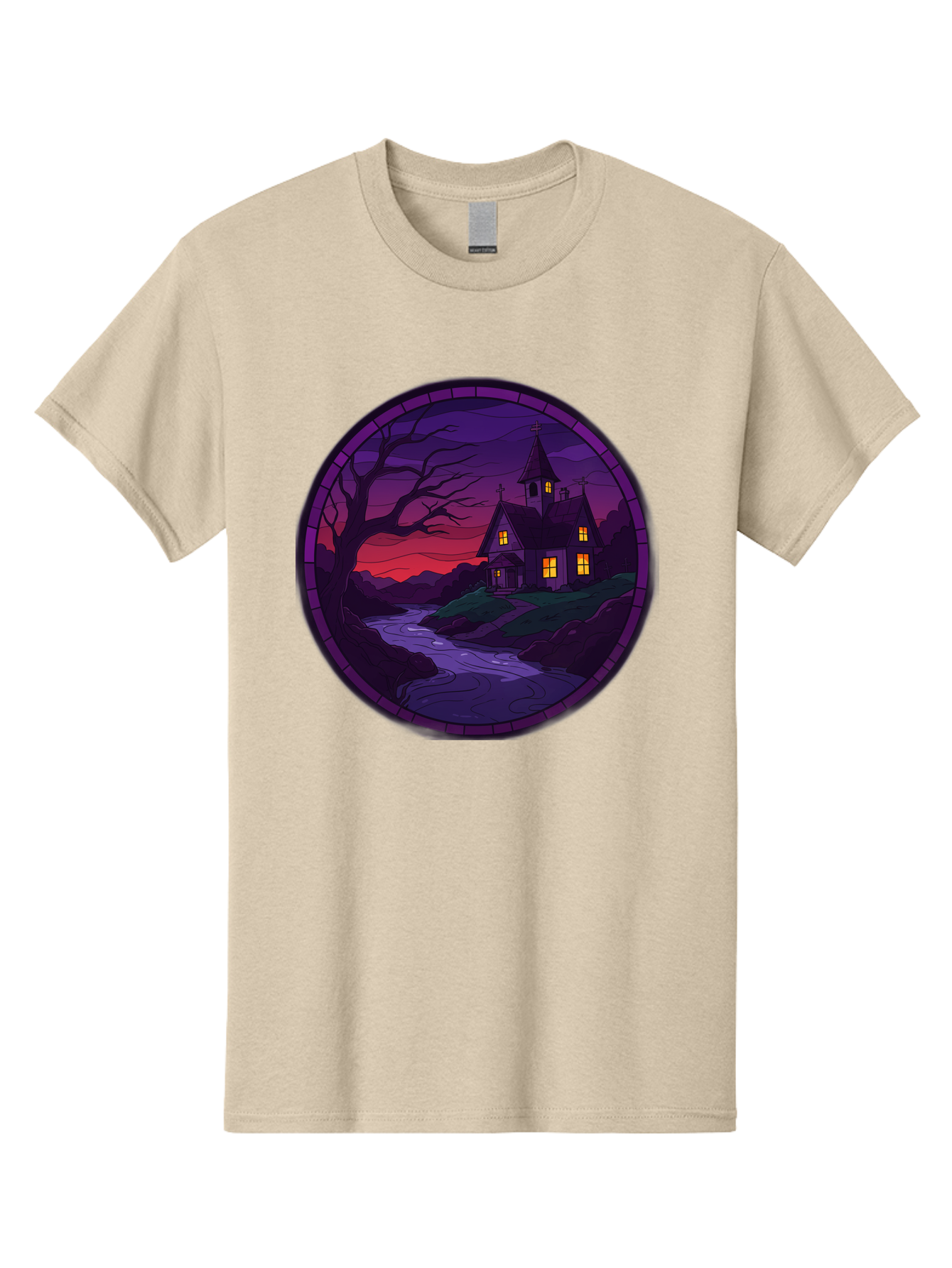 Creepy-Church-By-River Men'S Graphic Tee, 100% Cotton, Comfortable Casual Summer Wear, Machine Washable, Vintage Camera, Old Camera, Antique Camera, Black Camera, Classic Photography, Photography Equipment, Nostalgic Device, Film Camera, Bag358