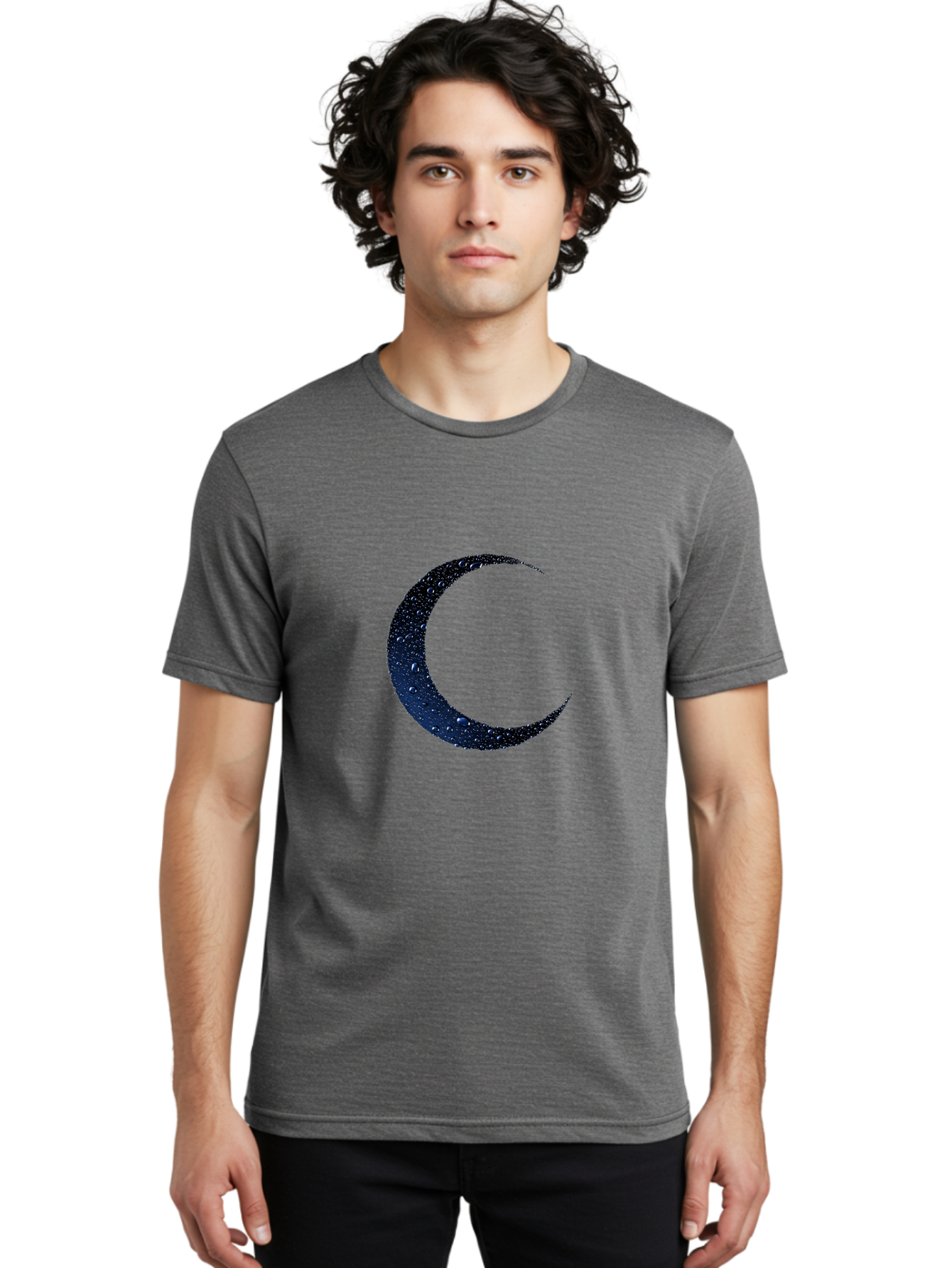 Crescent-Moon-1 Men'S Graphic Tee, 100% Cotton, Comfortable Casual Summer Wear, Machine Washable, Vintage Camera, Old Camera, Antique Camera, Black Camera, Classic Photography, Photography Equipment, Nostalgic Device, Film Camera, Camera Art Bag360