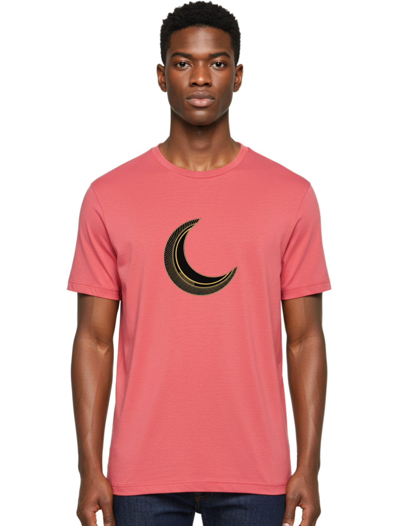 Crescent-Moon-2 Men'S Graphic Tee, 100% Cotton, Comfortable Casual Summer Wear, Machine Washable, Vintage Camera, Old Camera, Antique Camera, Black Camera, Classic Photography, Photography Equipment, Nostalgic Device, Film Camera, Camera Art Bag361