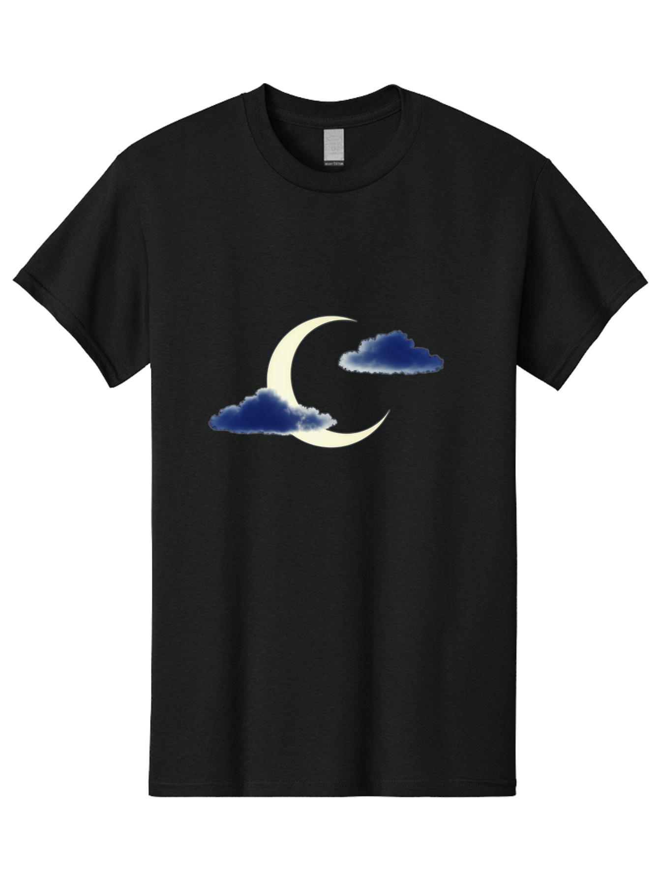 Crescent-Moon-With-Clouds Men'S Graphic Tee, 100% Cotton, Comfortable Casual Summer Wear, Machine Washable, Vintage Camera, Old Camera, Antique Camera, Black Camera, Classic Photography, Photography Equipment, Nostalgic Device, Film Camera, Bag362